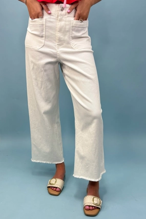 High Rise Design The Tristin Wide Leg Jeans