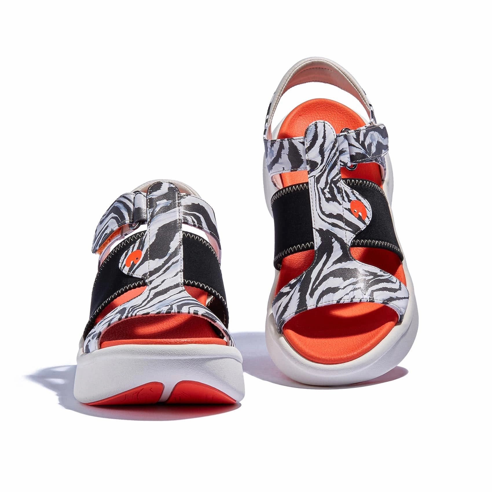 The Wild Stripes Sitges I Women All-Day Sandals Adjustable Ankle Closure