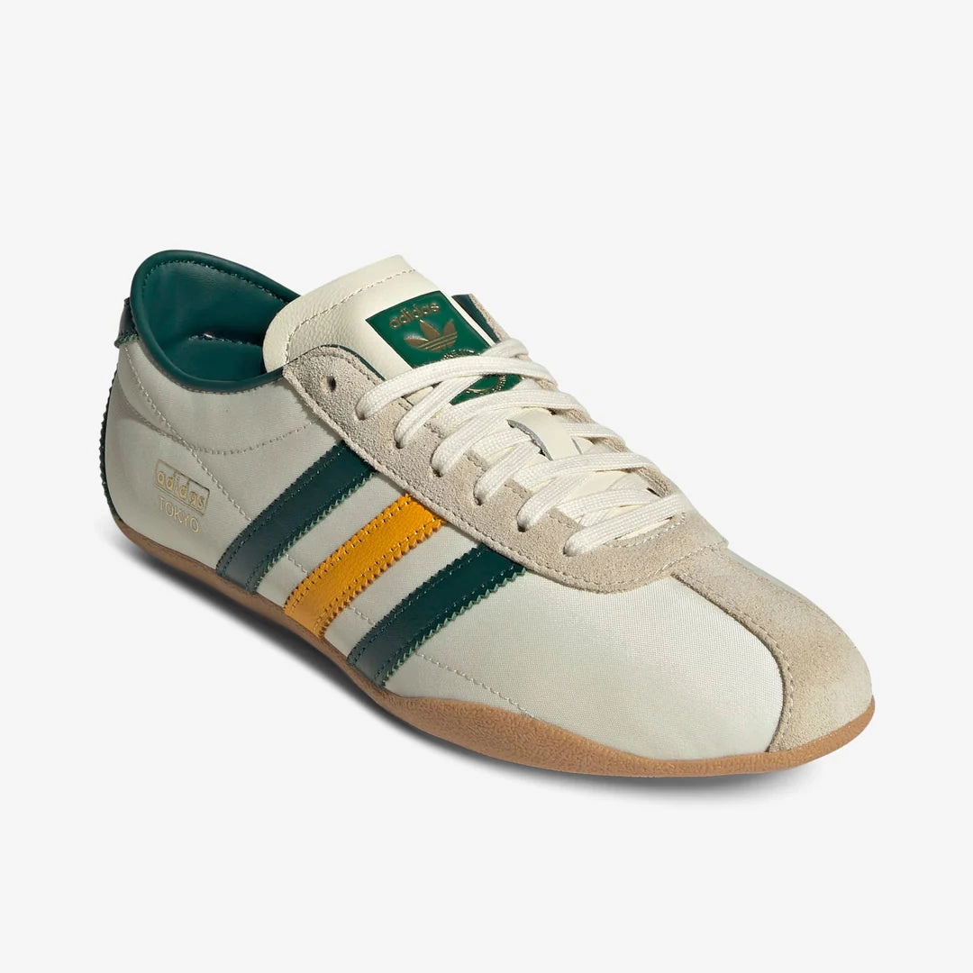 Tokyo Shoes (Cream White   Collegiate Green   Gum) Gym Equipment