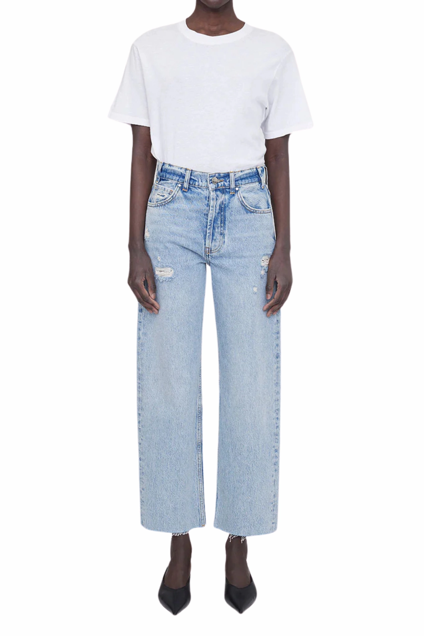 Gavin Jean in Blue Reservoir Street Fashion Trend Setter Holiday Vibes Perfect Fit Waist