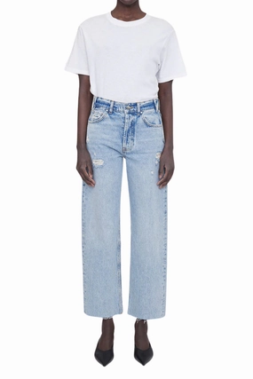 Gavin Jean in Blue Reservoir Street Fashion Trend Setter Holiday Vibes Perfect Fit Waist