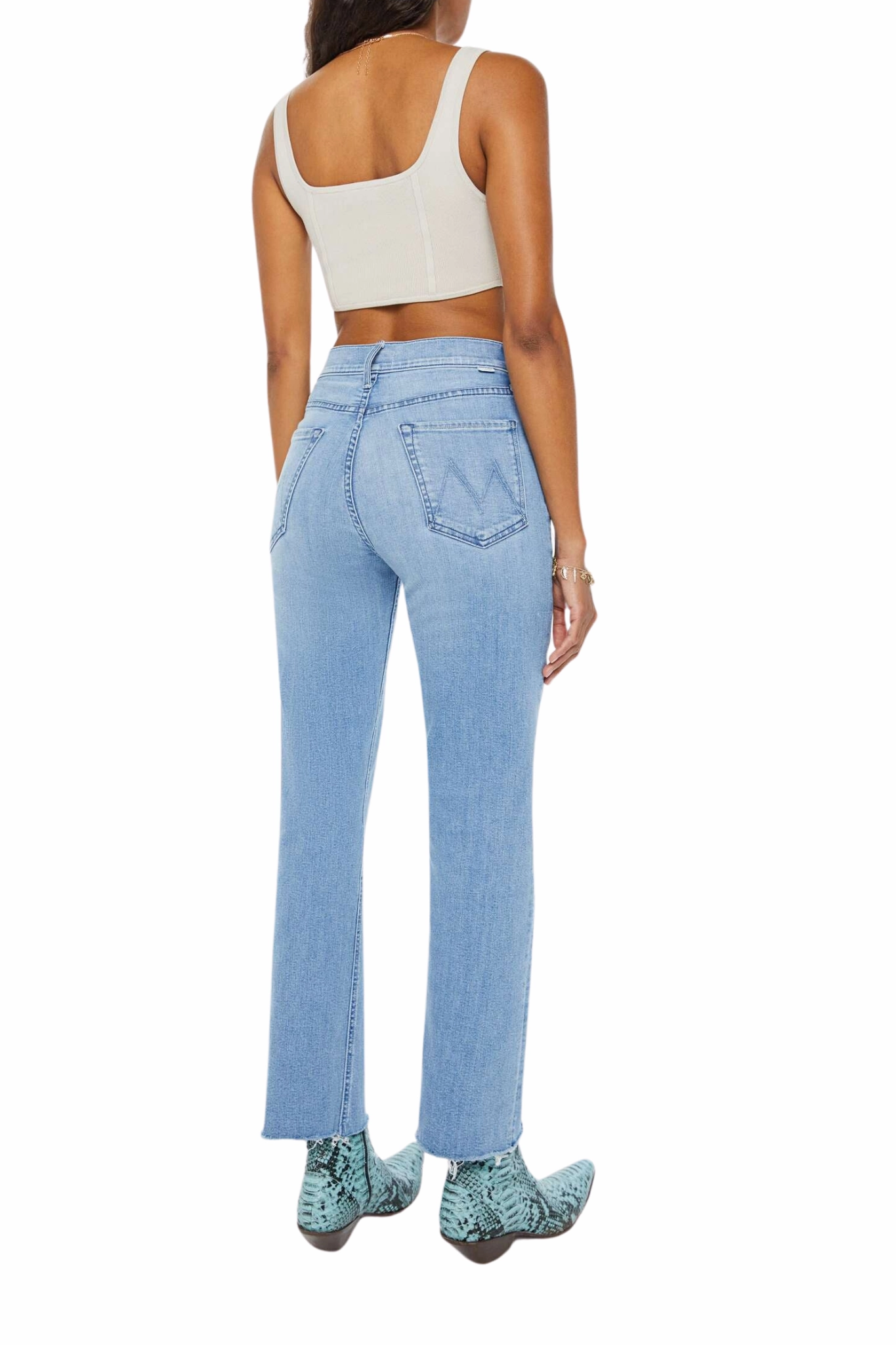 Tripper Ankle Fray in All Over the Map Straight Cut