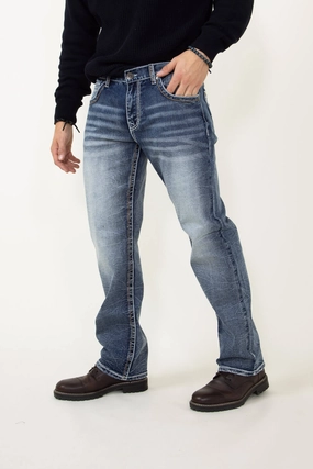 True Luck Camillo Bootcut Jeans for Men | TL22031608 Style Match