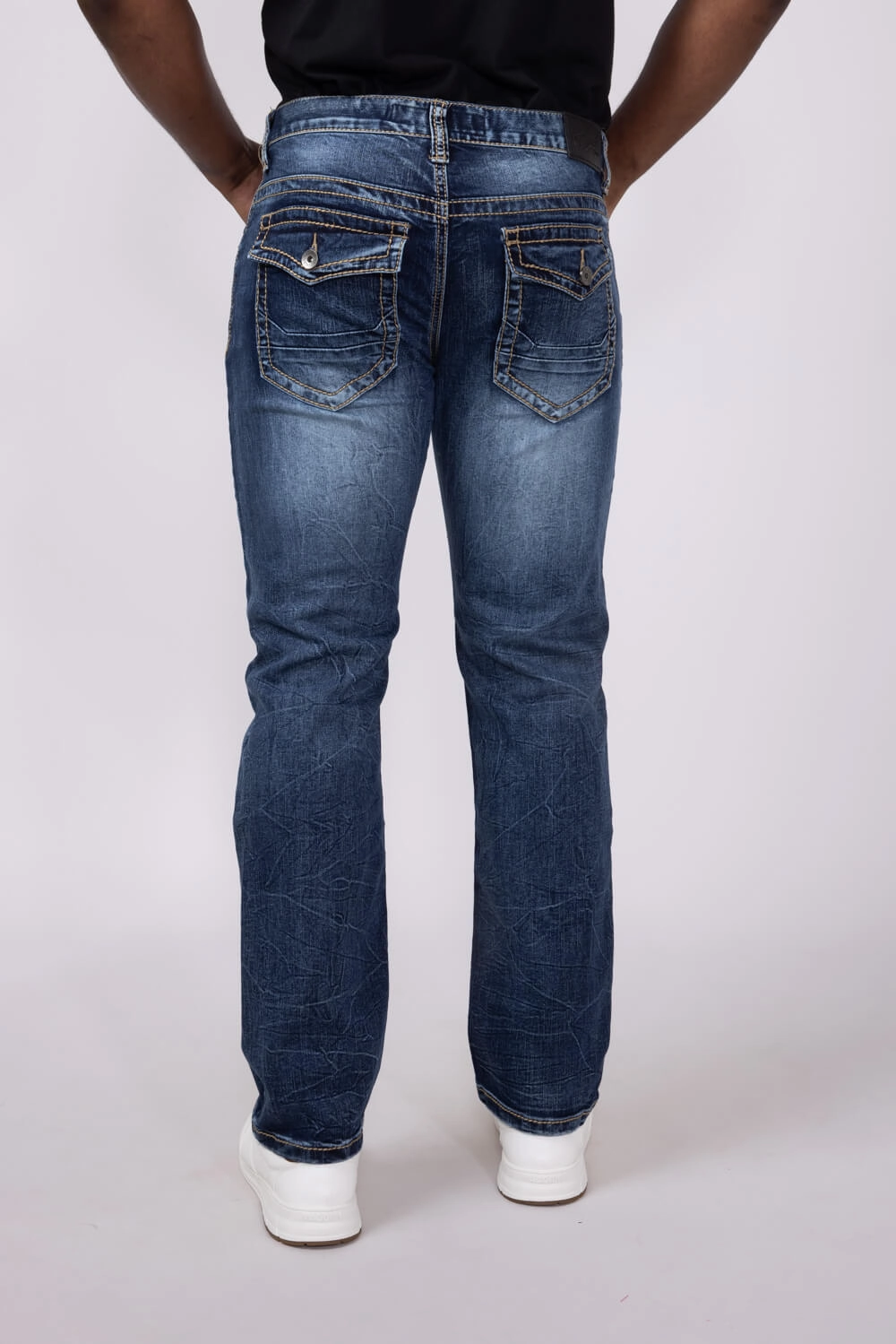 True Luck Diego Bootcut Jeans for Men | TL24012351 All Season Fabric Weight Student Outfit Work Ready