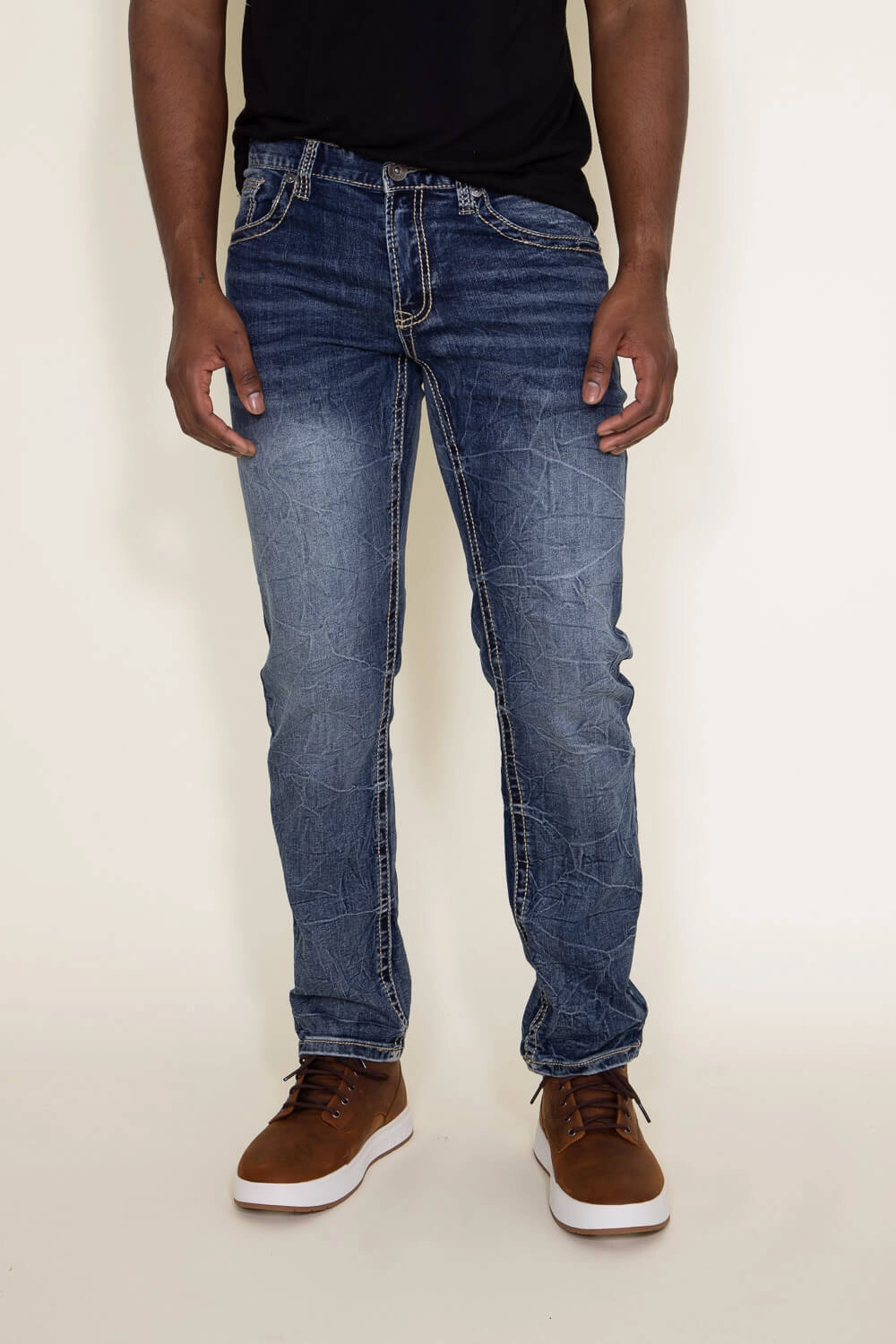 True Luck Jefferson Straight Jeans for Men | TL18350006 Fit Ready Street Fashion Parent Style