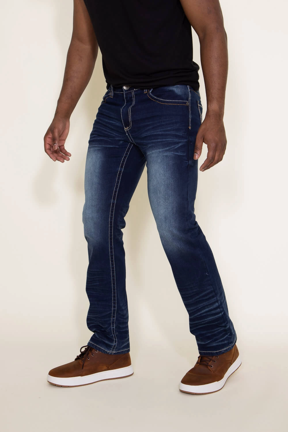 Smooth Feel Spring Mood Bold True Luck Samson Bootcut Jeans for Men | TL19150016
