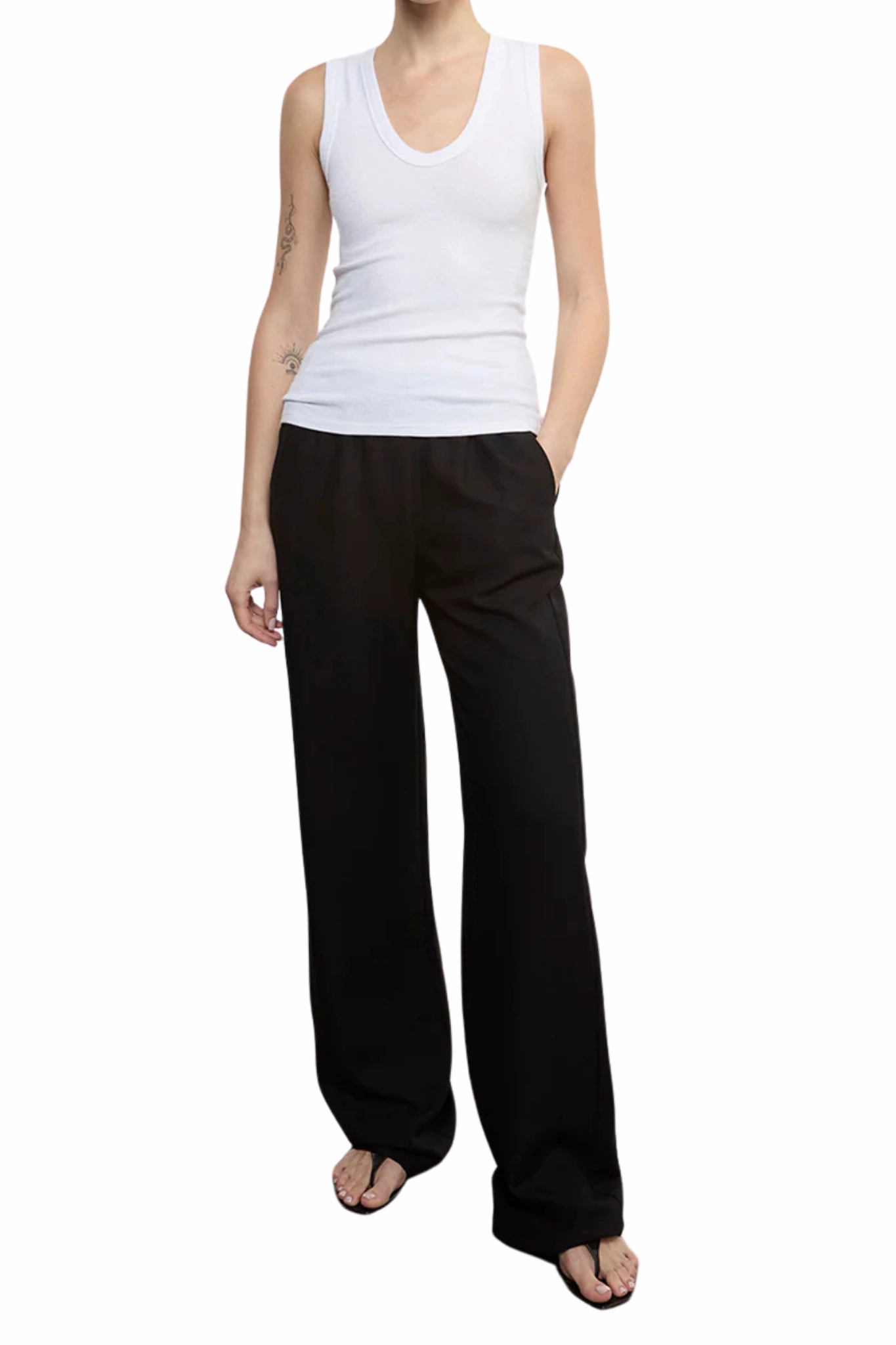 Twill Everywhere Pant in Black Soft Comfort