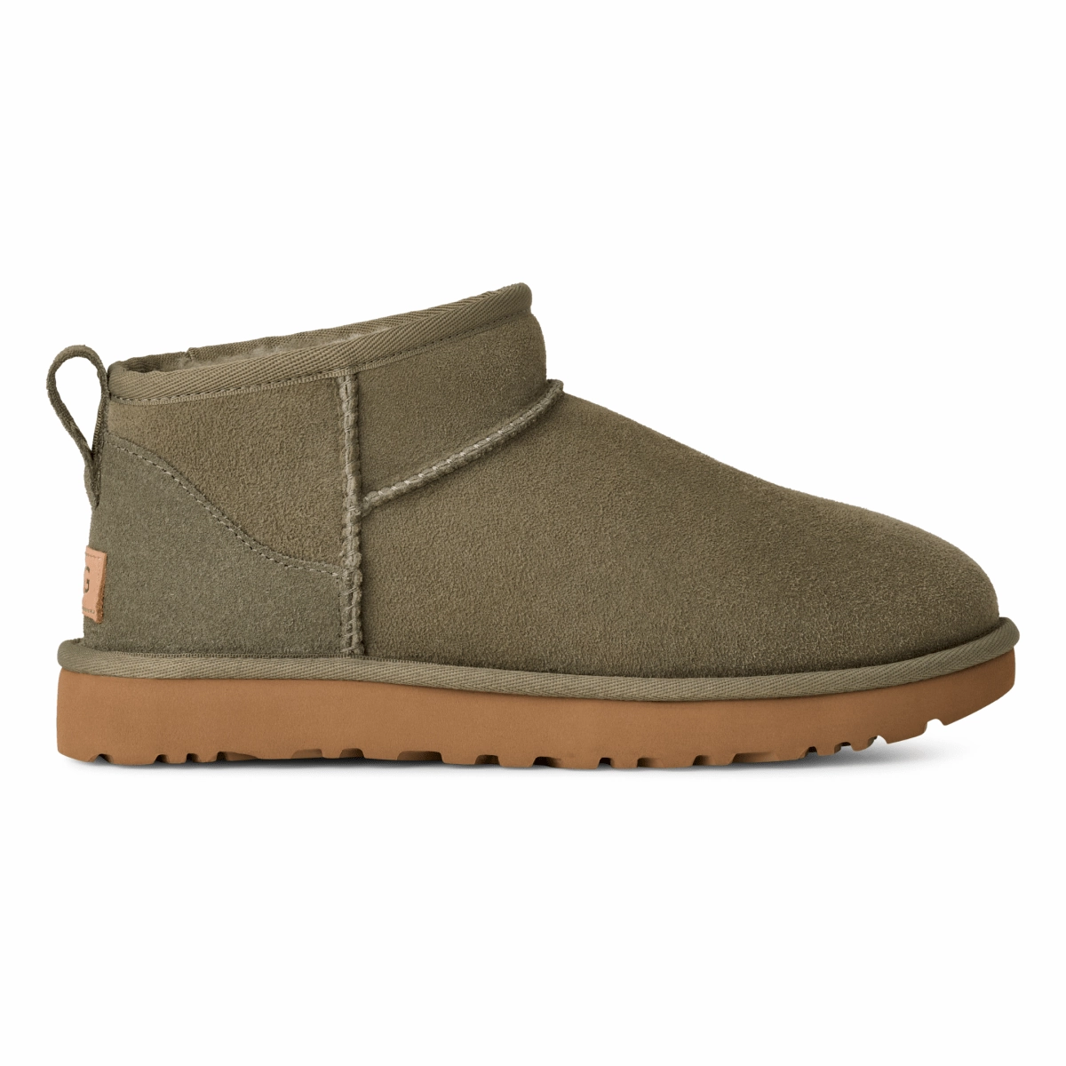 Anti Puncture Design UGG Women's Classic Ultra Mini Moss Green/Amphora