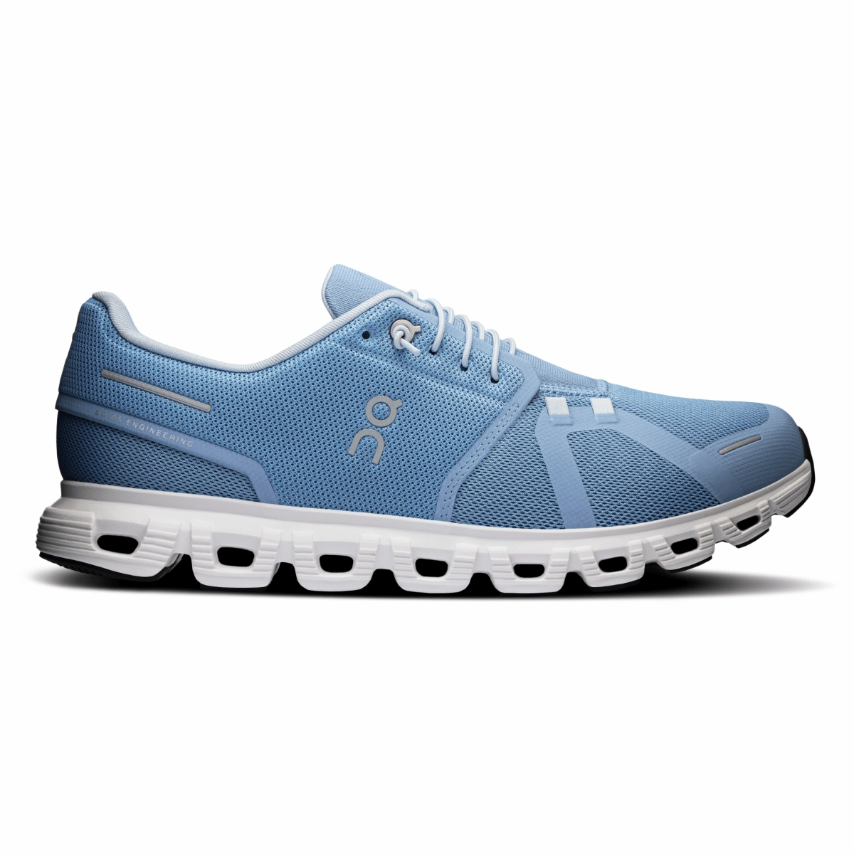 Comfort Inserts On Running Men's Cloud 6 Chambray/White