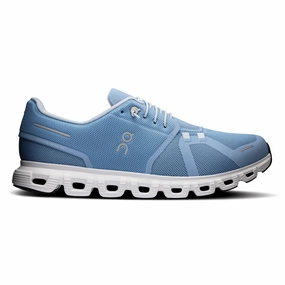 Comfort Inserts On Running Men's Cloud 6 Chambray/White