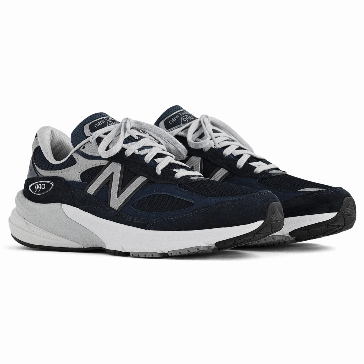 New Balance Men's M990NV6 Navy/White Light Structure Adjustable Fit System