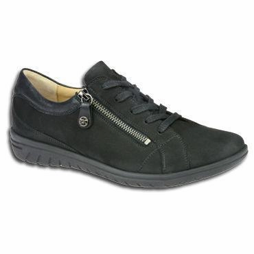 HARTJES Women's XS Casual 2 82562 1/01 Black Suede Neutral Tone Options