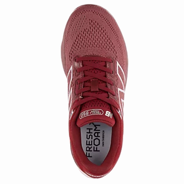 virtual run lycra - upper shoes New Balance Women's Fresh Foam 860v14 Red/White