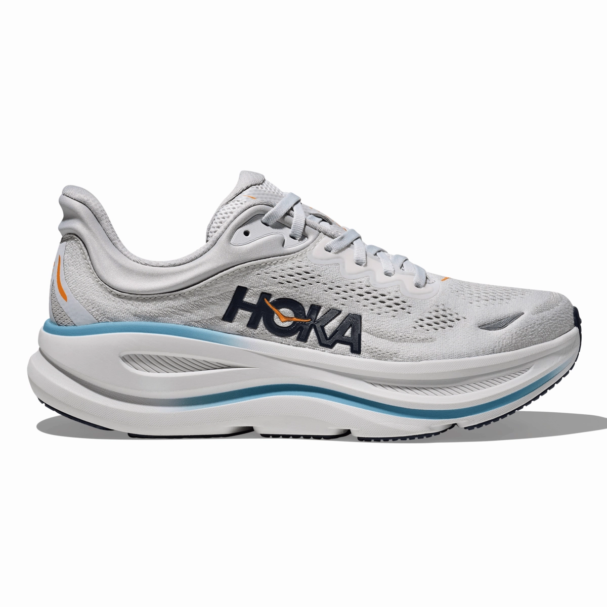 Comfort support Eco Friendly Fabric Hoka One One Men's Bondi 9 Stardust/Cosmic Grey