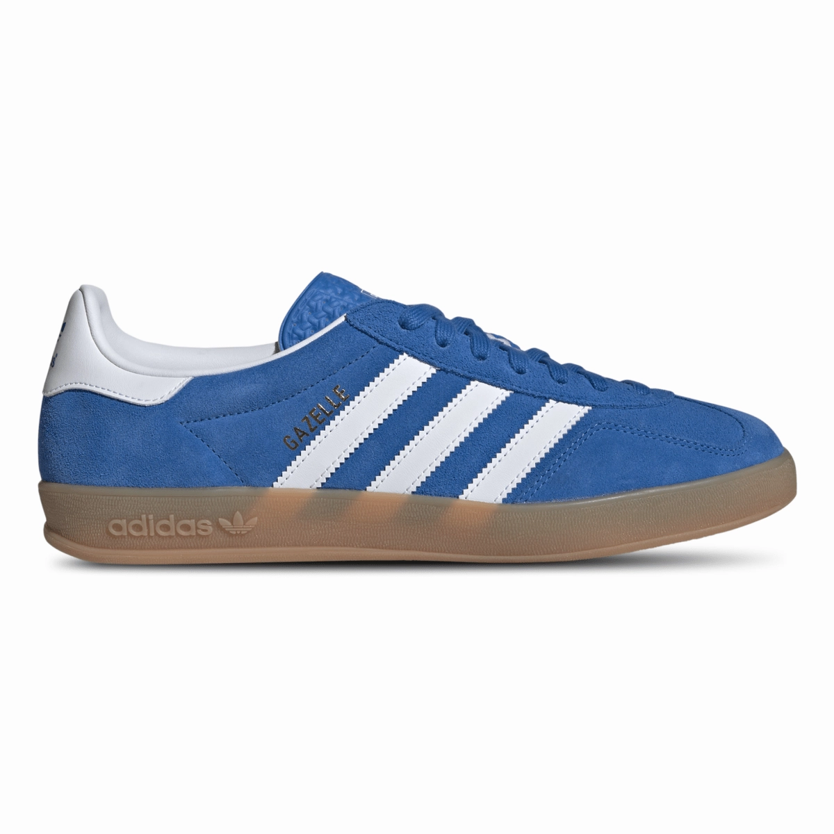 Adidas Men's Gazelle Indoor Blue Bird/Cloud White/Gum Ultra Responsive Cushion