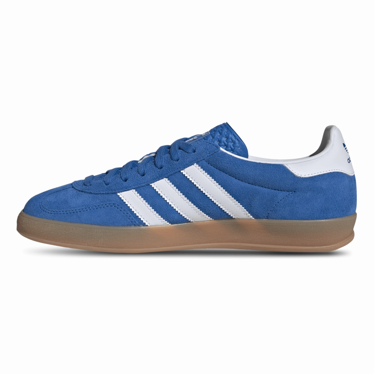 Carbon Fiber Inlay Lean Build Adidas Men's Gazelle Indoor Blue Bird/Cloud White/Gum