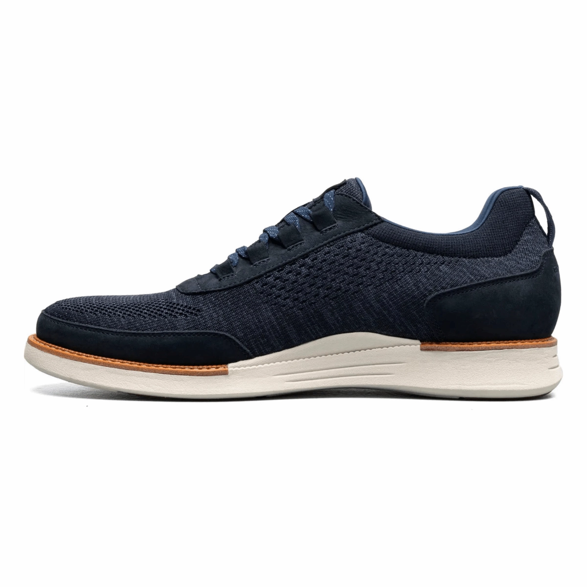 SoftMaterial Florsheim Men's Launch Knit Elastic Navy