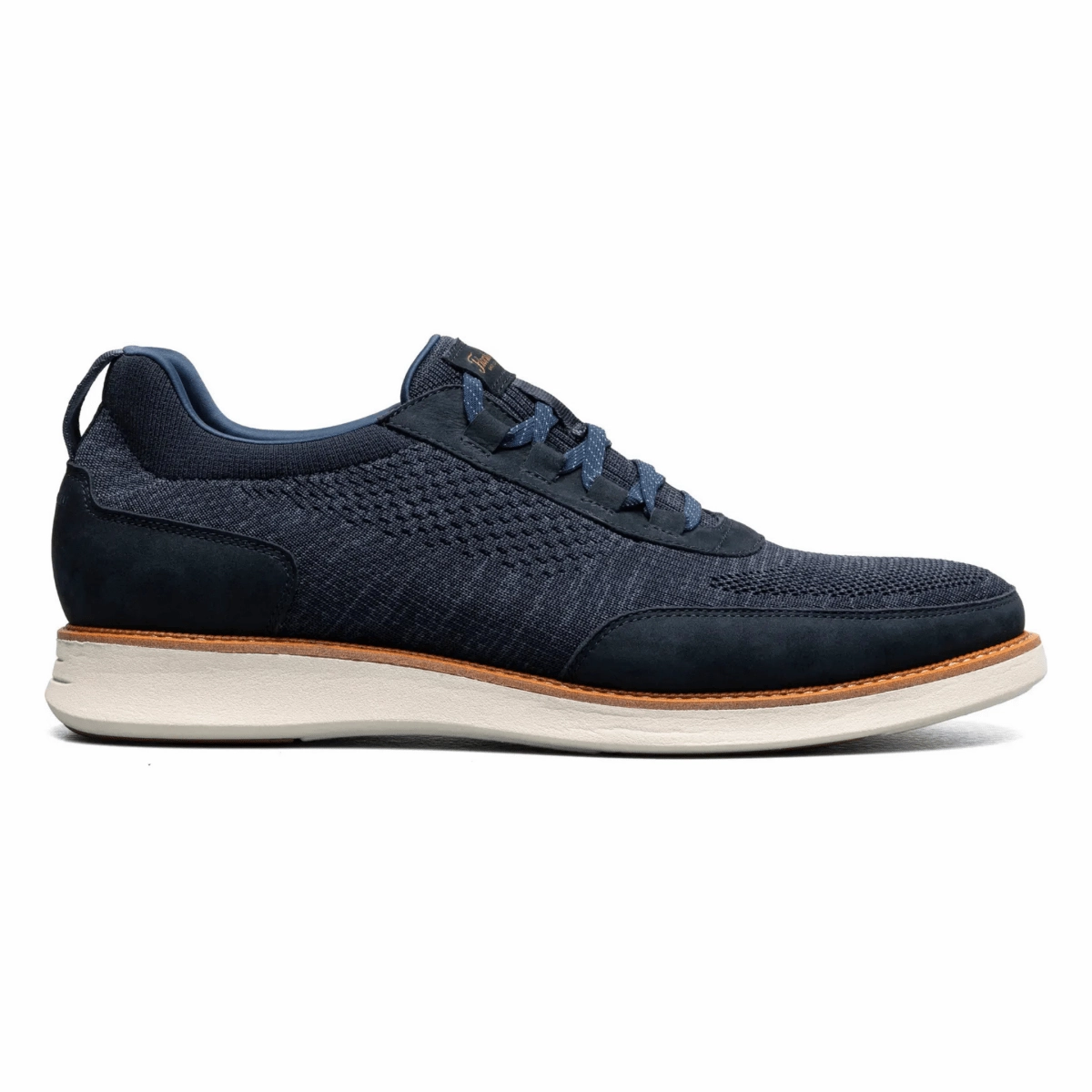 Odor Resistant Material Vibrant lining Florsheim Men's Launch Knit Elastic Navy