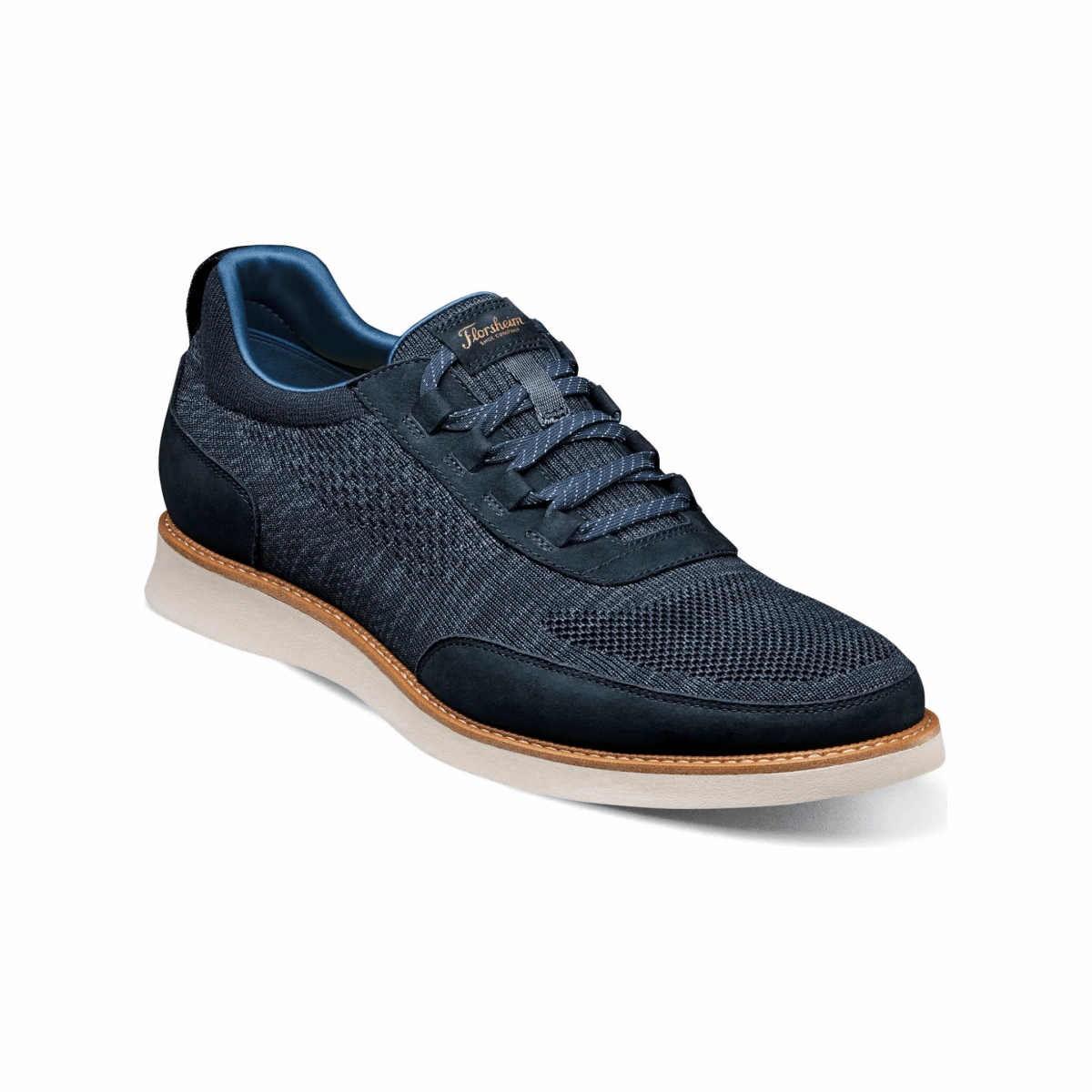 Fitness Lovers Florsheim Men's Launch Knit Elastic Navy