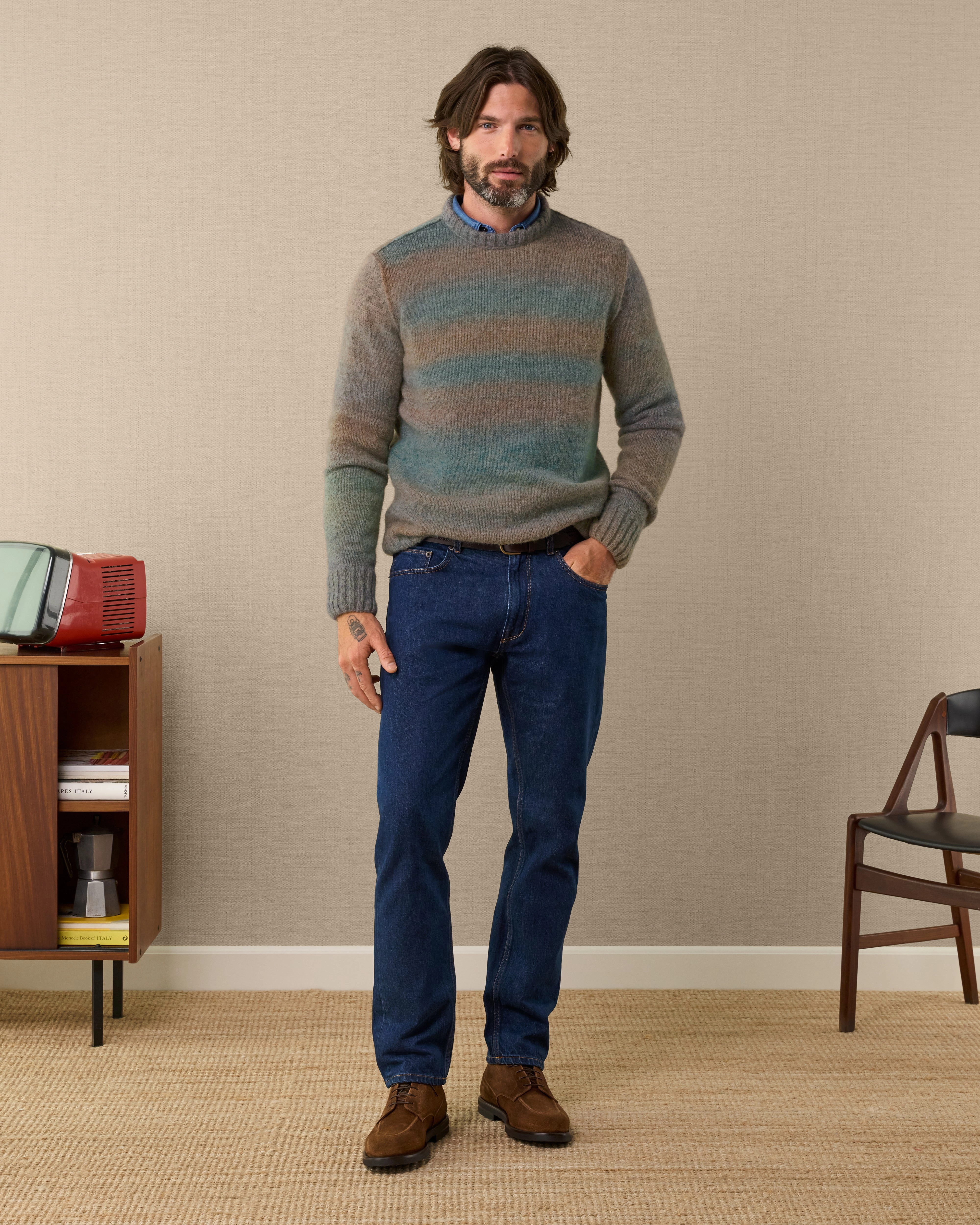 Reinforced Seams Layered Look Bertinoro