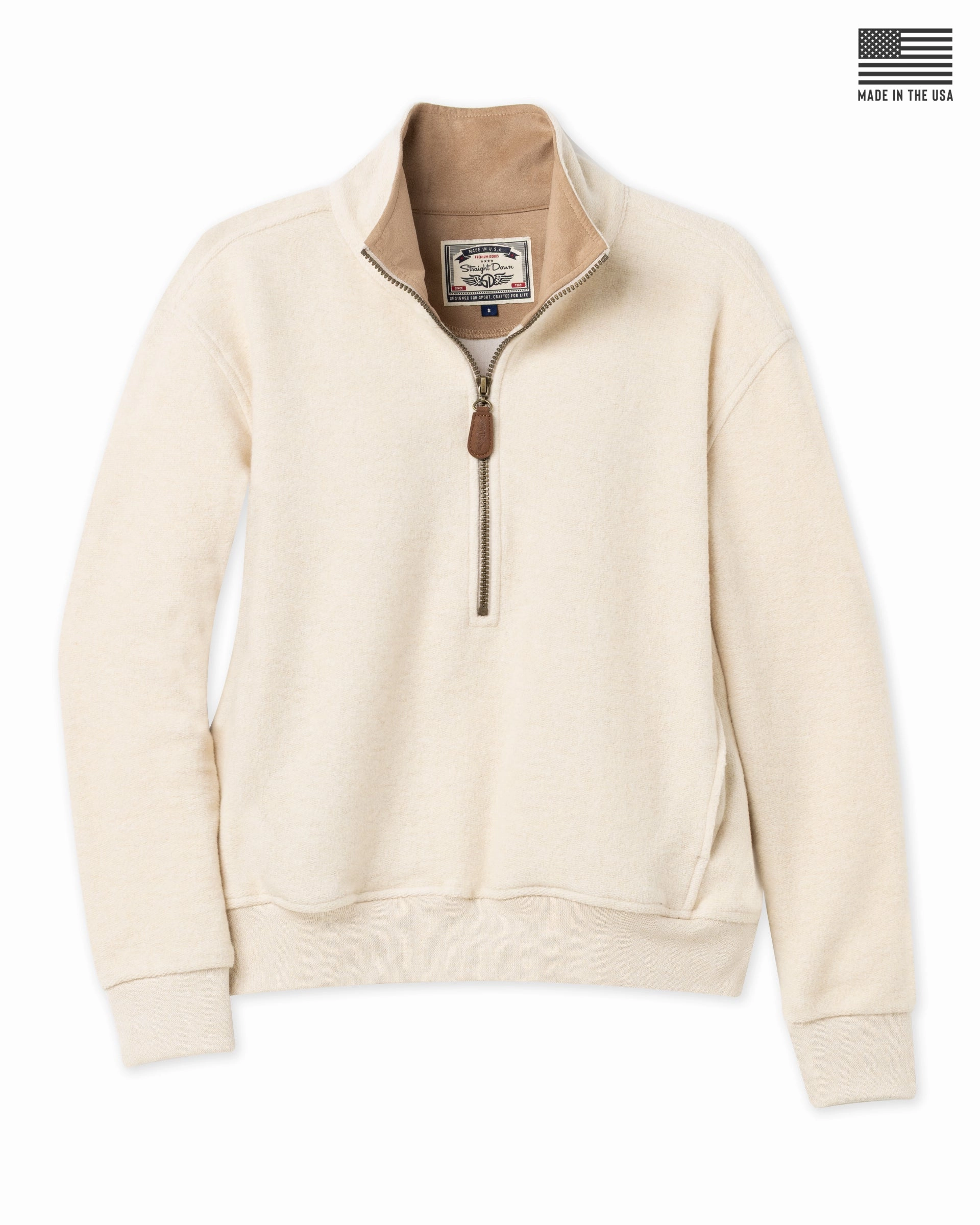 product lace femininity Valley Half Zip - Oatmeal