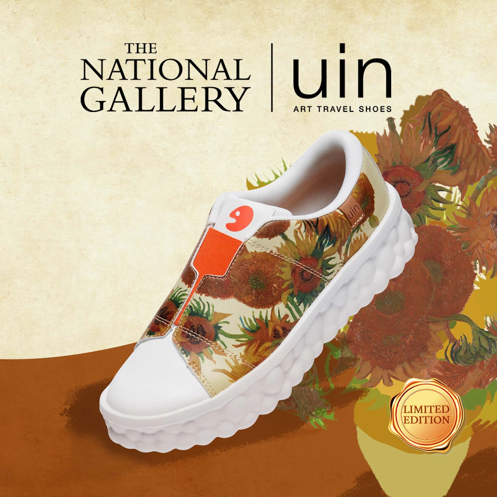Van Gogh Sunflowers Las Ramblas Women Sleek Outline Aerodynamic Form