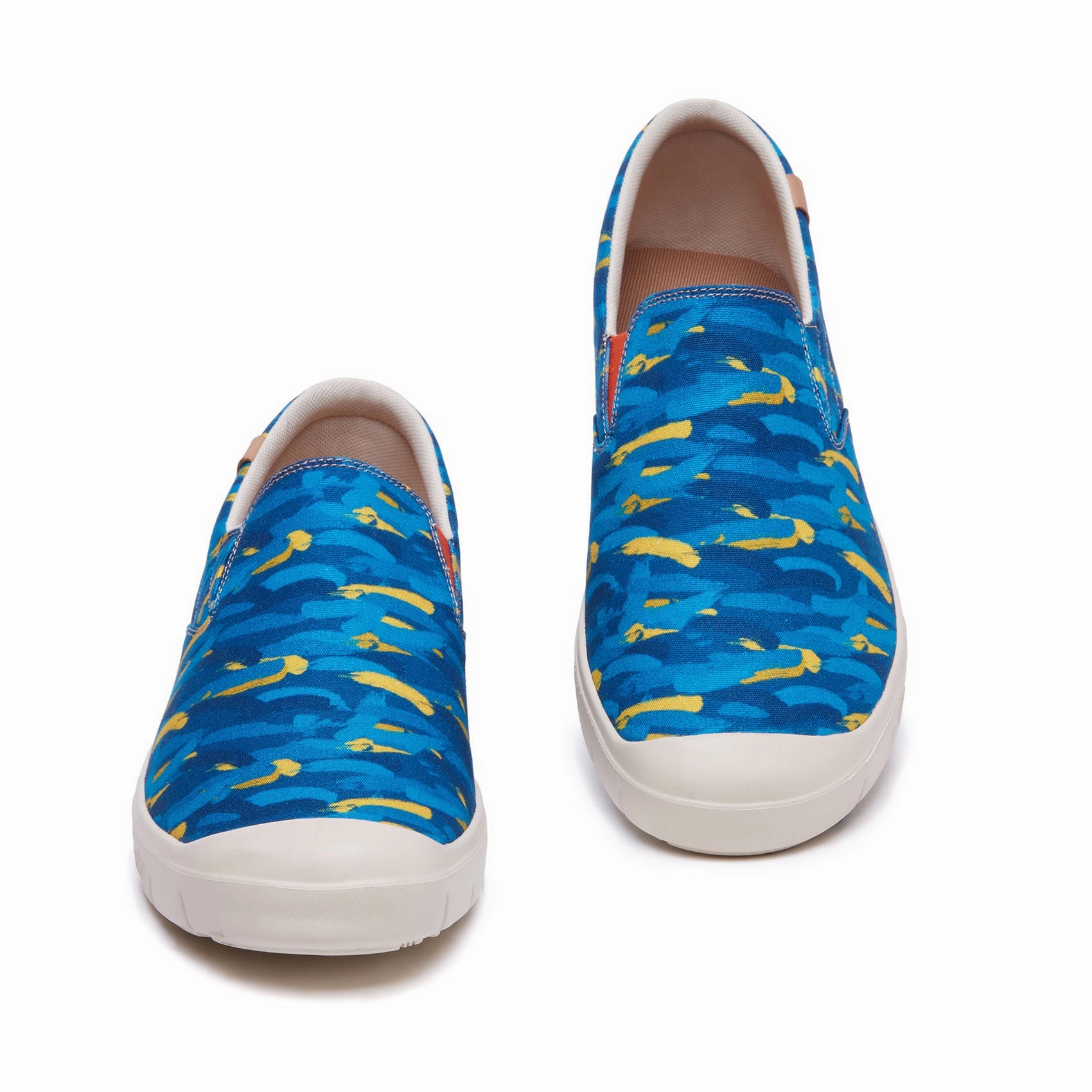 Orthopedic Support Deep Tread Pattern Van Gogh Wheatfield with Cypresses V1 Cadiz Men