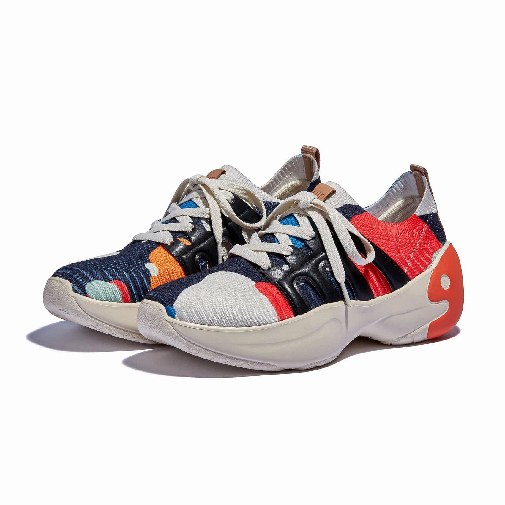 Colorful Puzzle Salamanca I Women Subtle design Cushion Heel