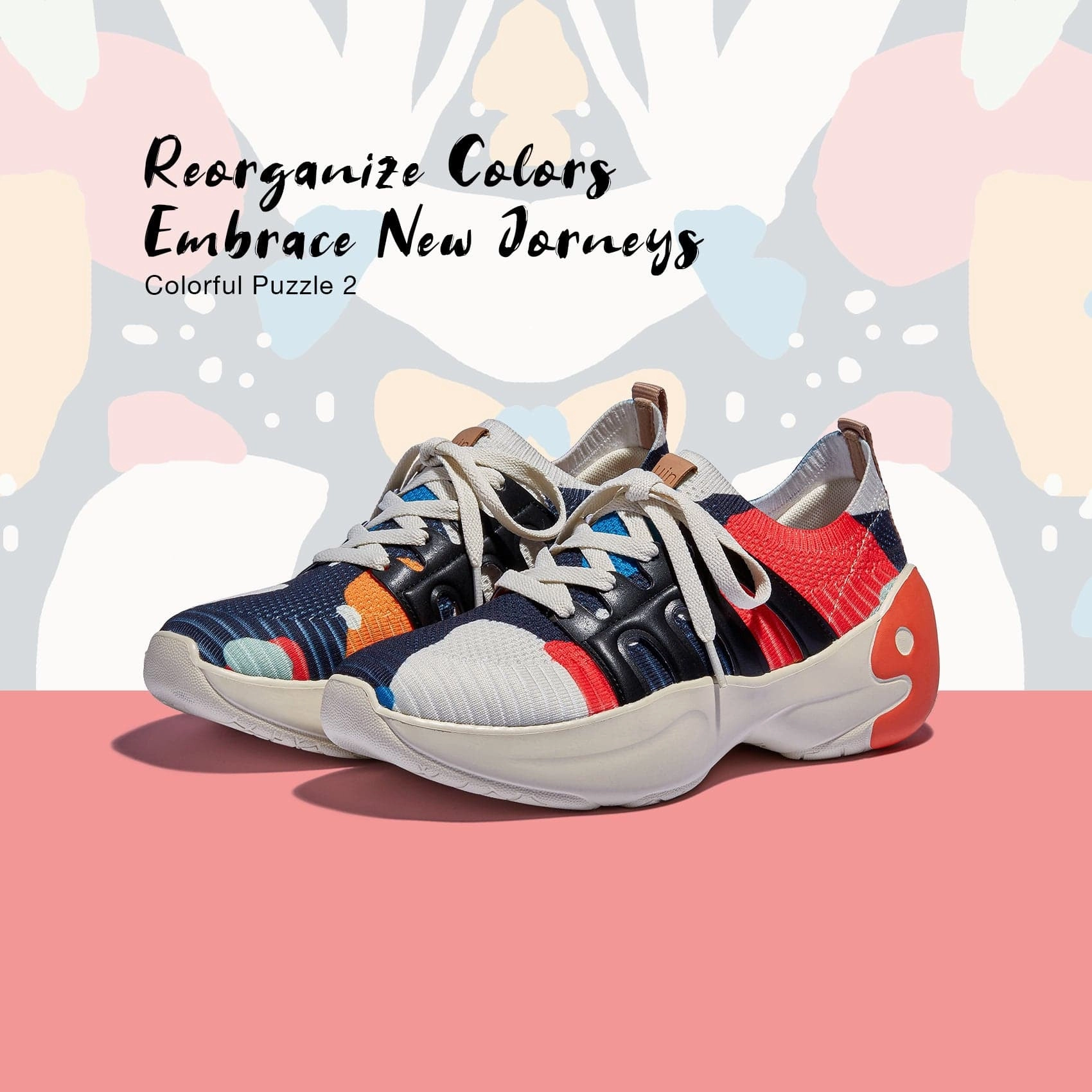 Performance Fit Step Ease Colorful Puzzle Salamanca I Women