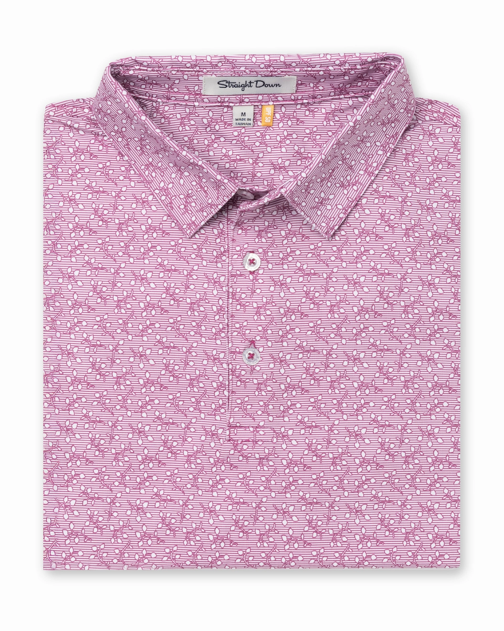 Performance Comfort UV-Resistant Vine Street Polo - Acai