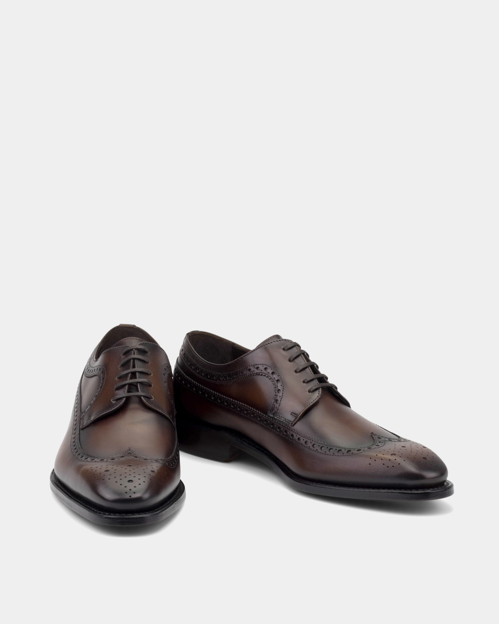 Alex Brown Wingtip Derby with Half-Rubber Soles - 722 Neat Finish