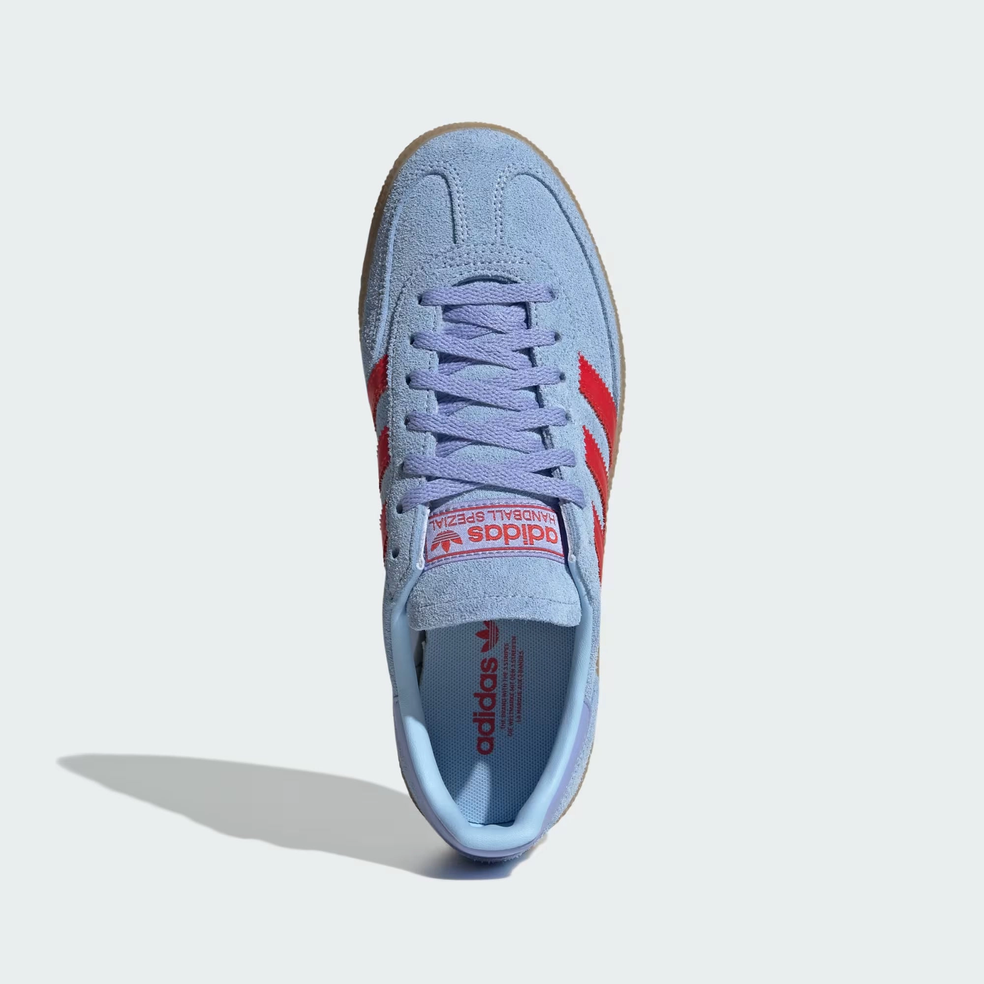 Base Support Breath Detail Handball Spezial Shoes (Glow Blue   Red   Blue Spark)