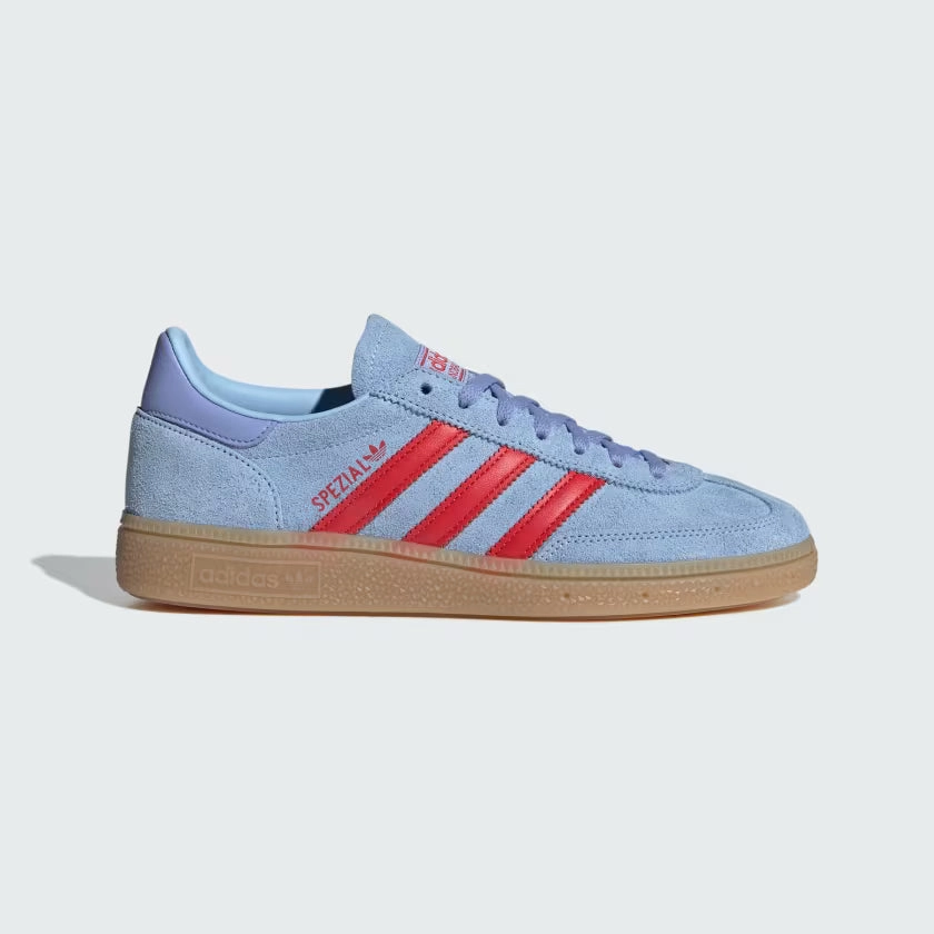 Handball Spezial Shoes (Glow Blue   Red   Blue Spark) Seamless Motion Efficiency