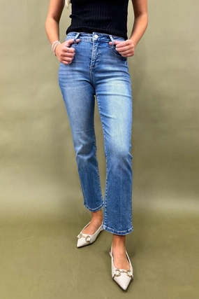 The Charlotte High-Rise Jeans Adjustable loop