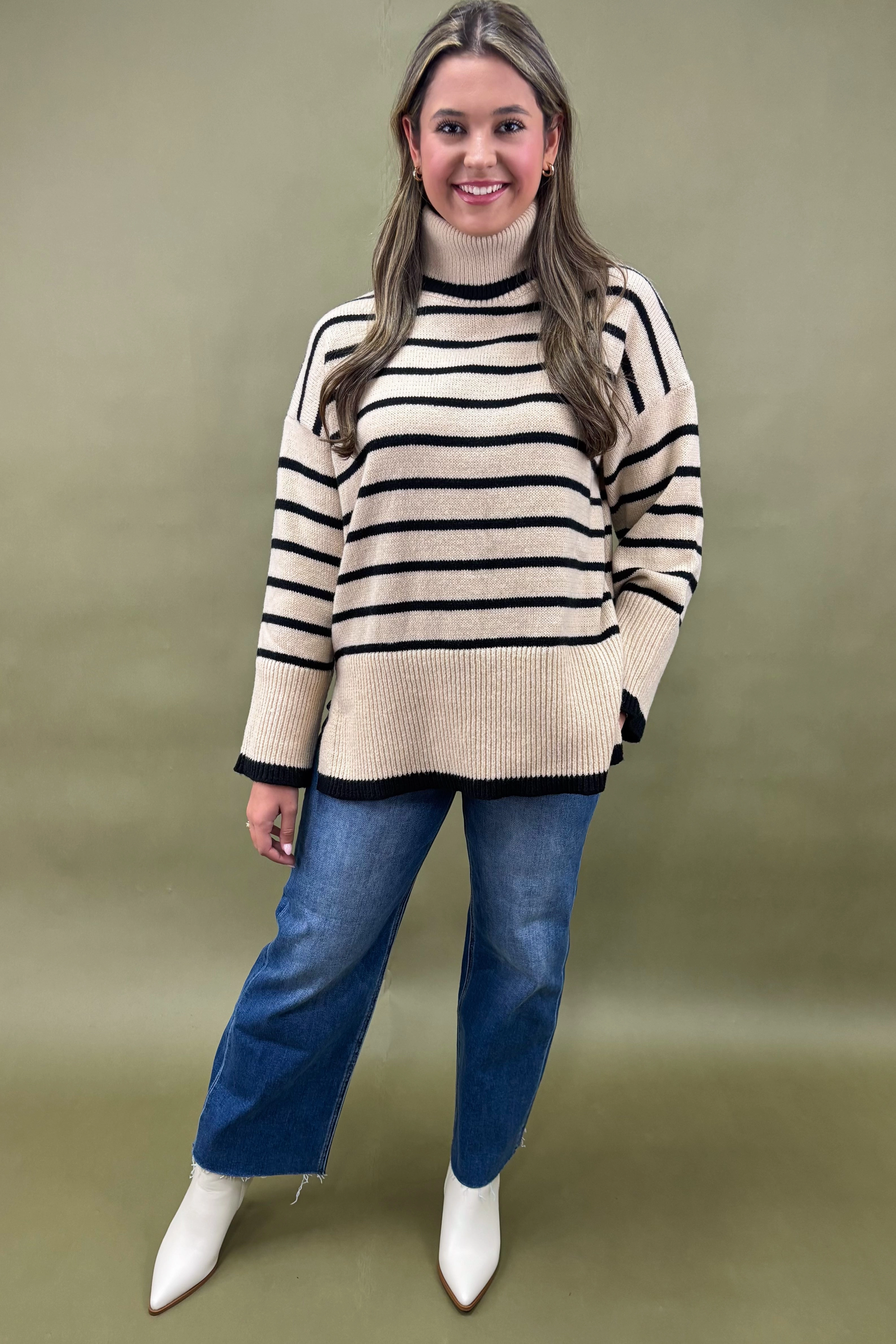 Relaxed Design Weekend Whispers Turtleneck Sweater *More Colors*