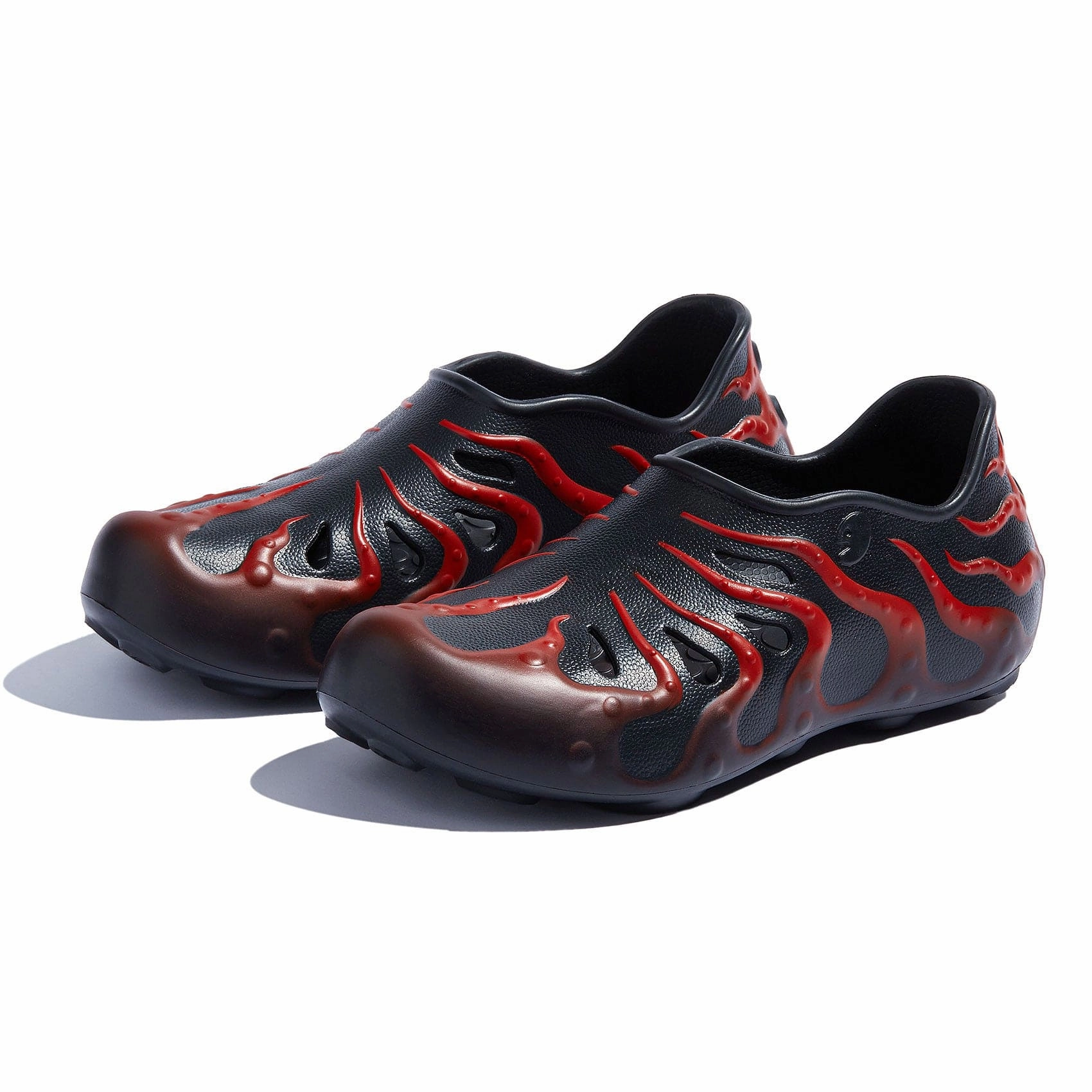 Foam Comfort Easy on off Black & Red Octopus II Women