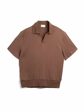Westcott Polo Shirt Sherwin Brown Lightweight Fabric