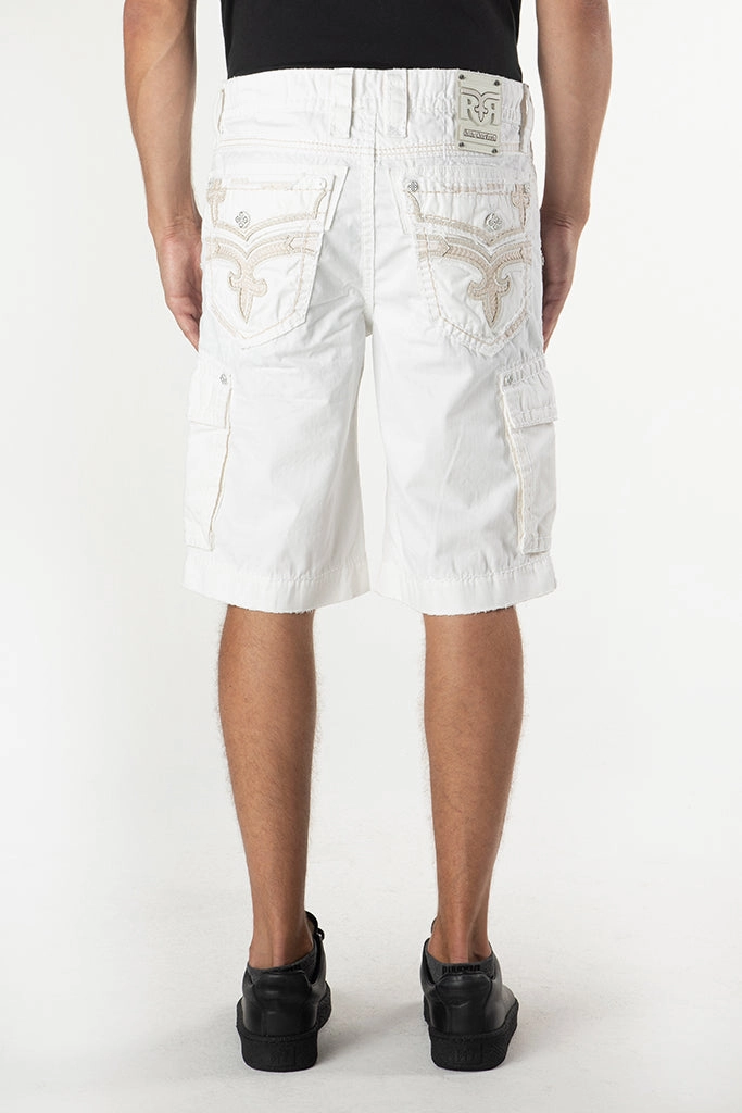 White Cargo Shorts No Pressure Fit beauty industry