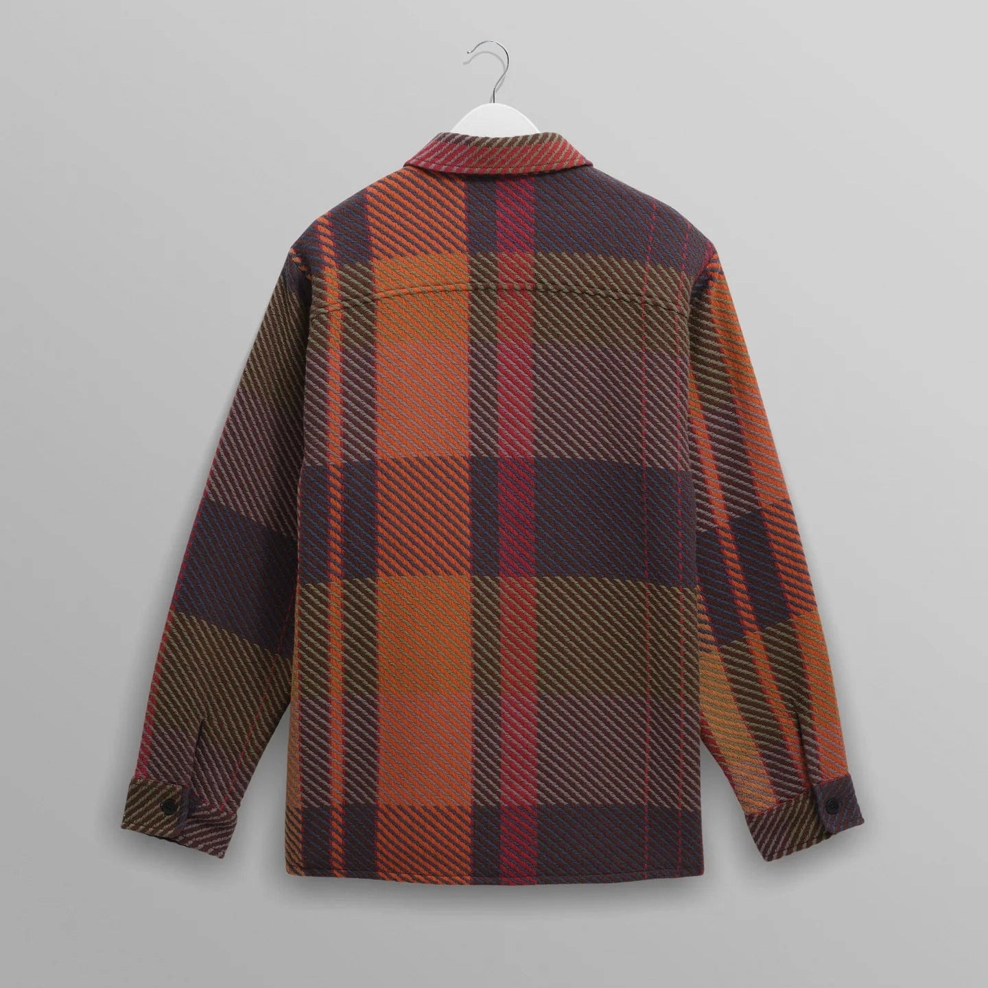 Whiting Overshirt Tempo Check (Orange   Multi) Zip Pockets