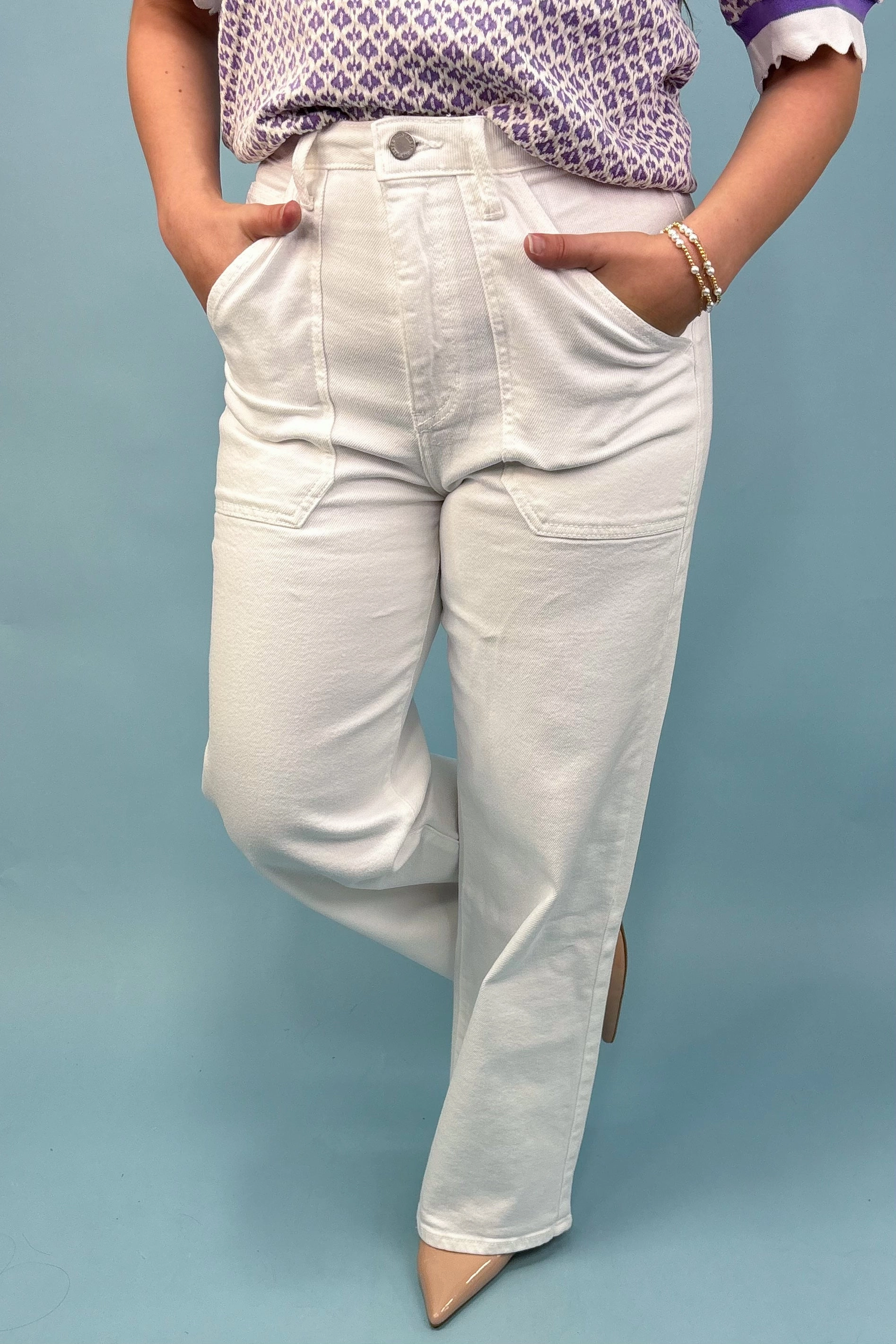 Soft Fabric Day Ready The Ivy Wide Leg Jeans