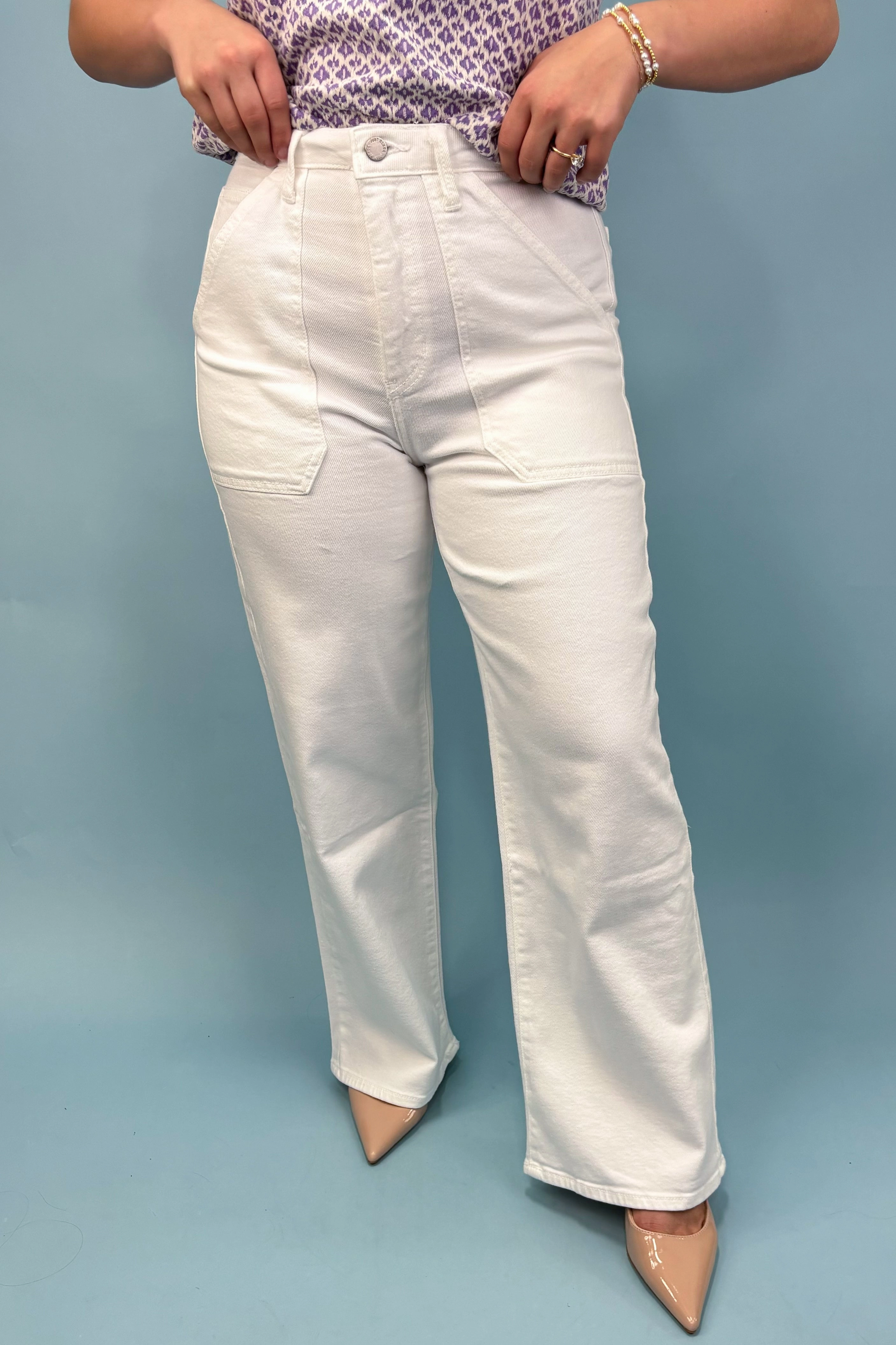 Utility Style The Ivy Wide Leg Jeans