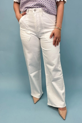 The Ivy Wide Leg Jeans RuggedDurability