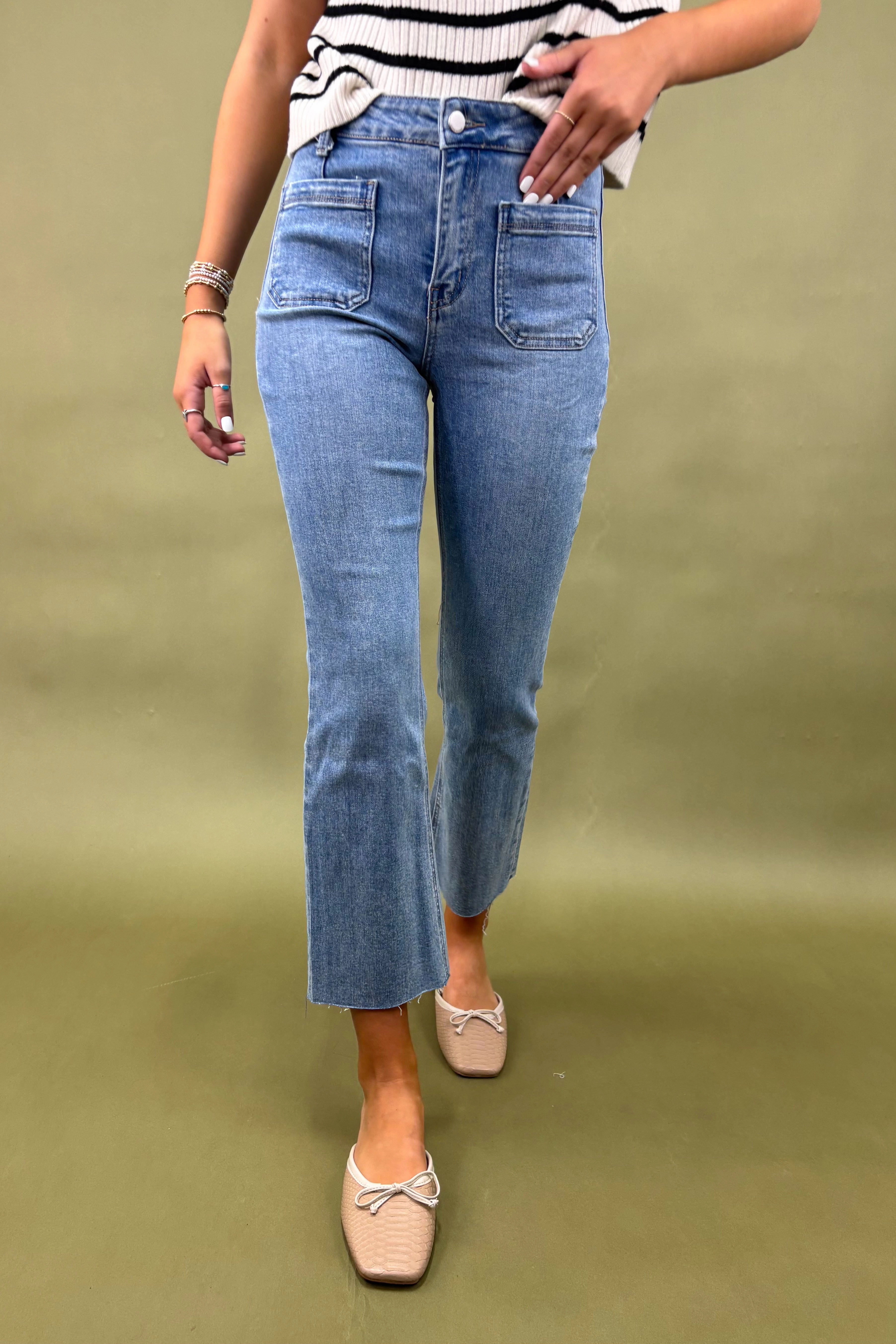 The Josette Kick Flare Jean Daily Style Multi-Purpose Wear