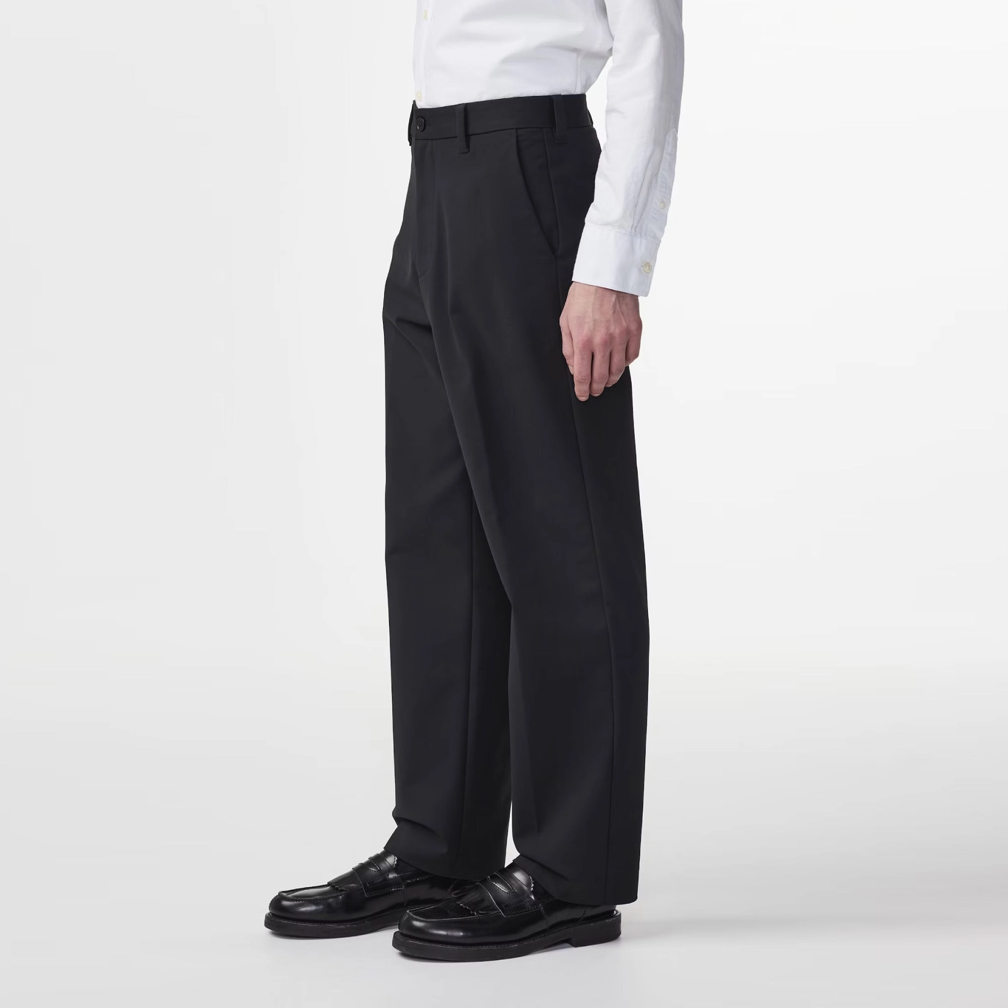 Soft Waistband Paw 1089 Lightweight Tailored Trouser (Black)