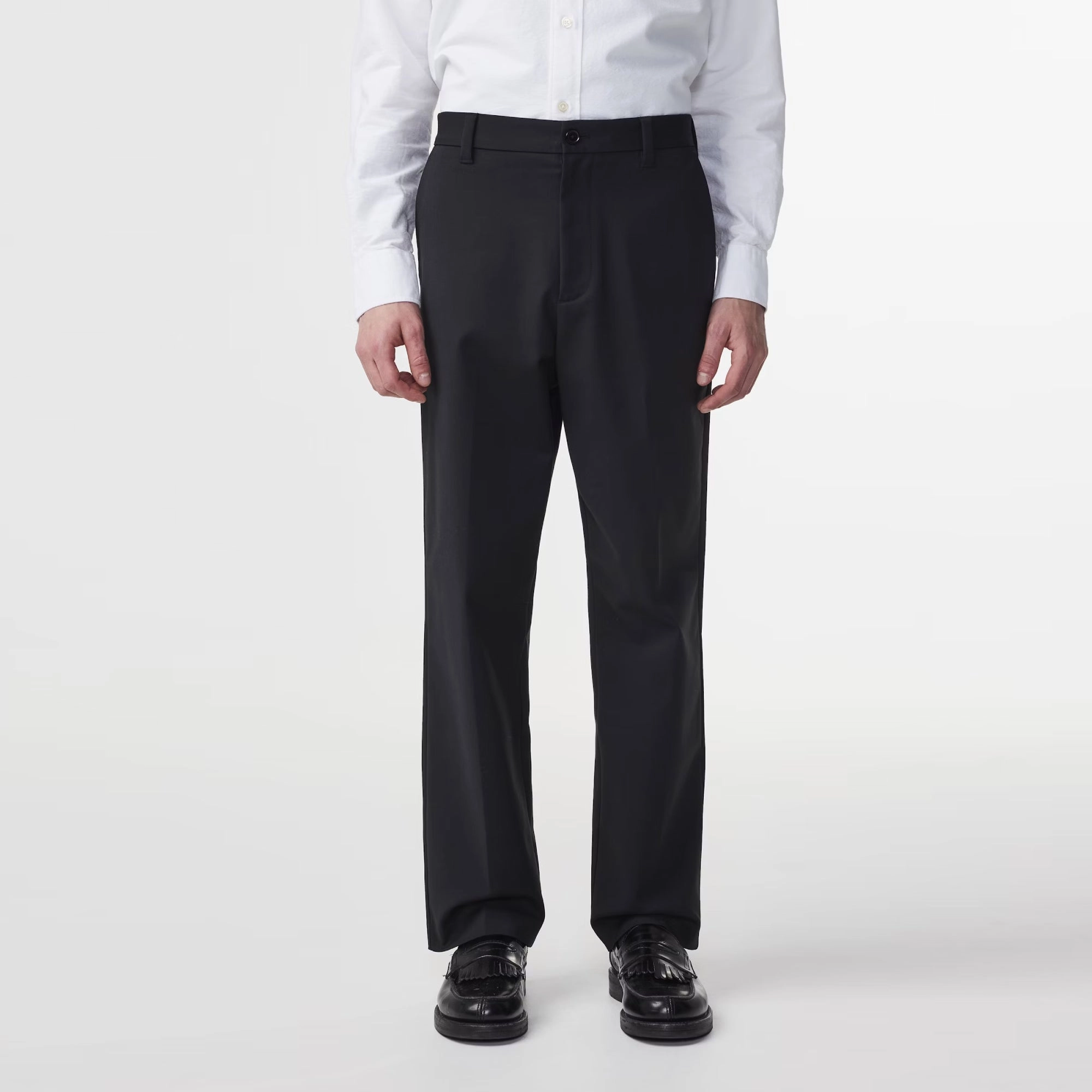 Paw 1089 Lightweight Tailored Trouser (Black) Smooth Fabric Tough Flex
