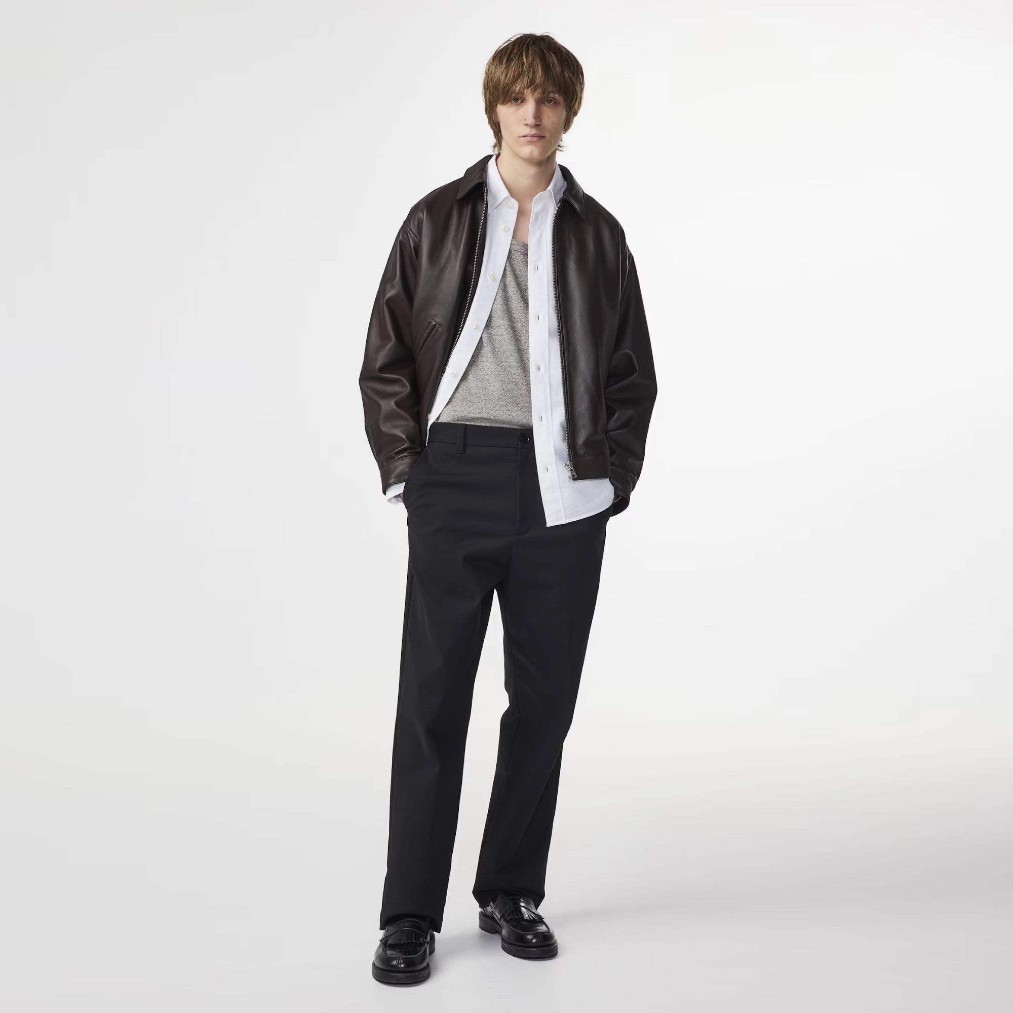 Paw 1089 Lightweight Tailored Trouser (Black) Stretchable Design