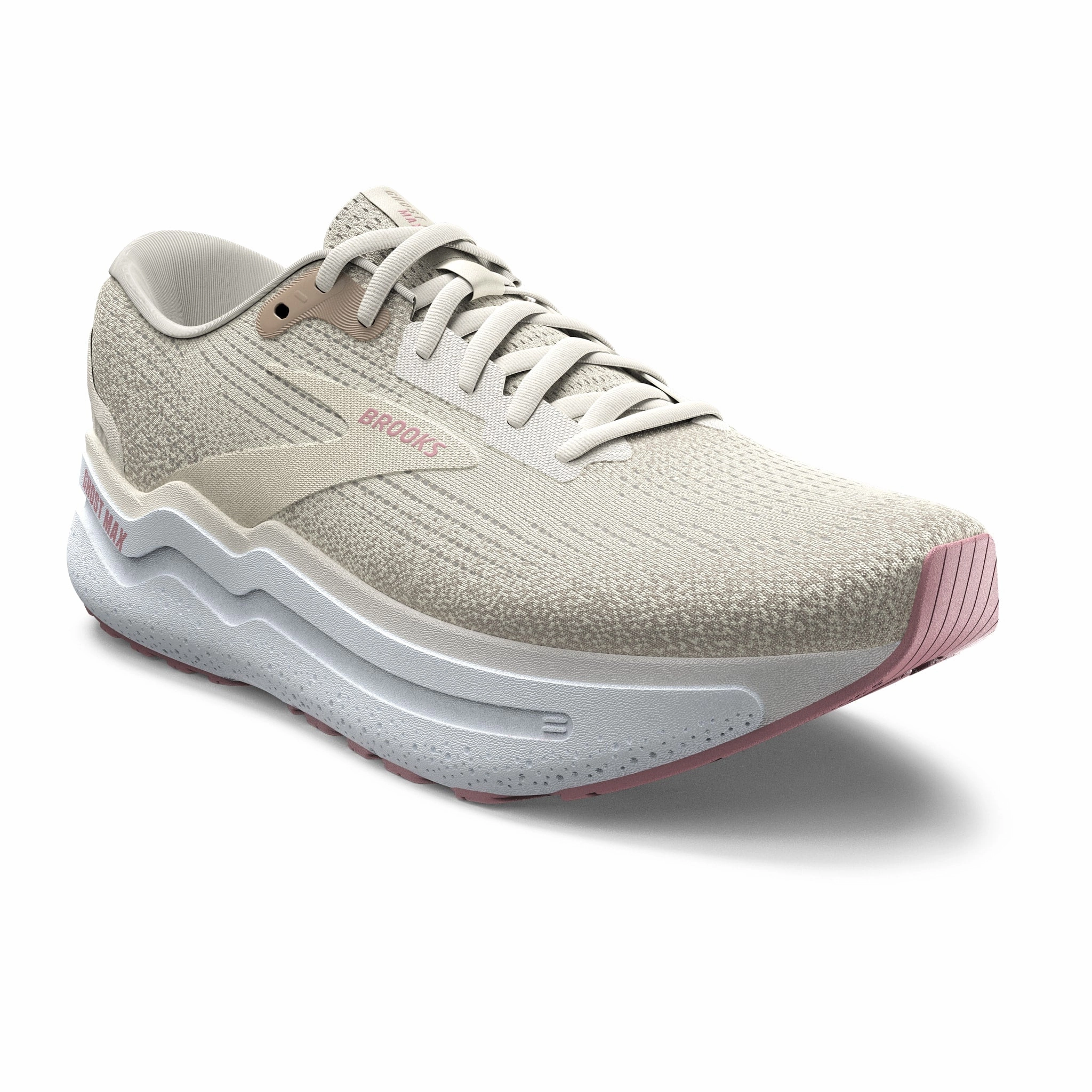 Women's Ghost Max 2 - Coconut Milk / Gray / Zephyr Ventilation Mesh