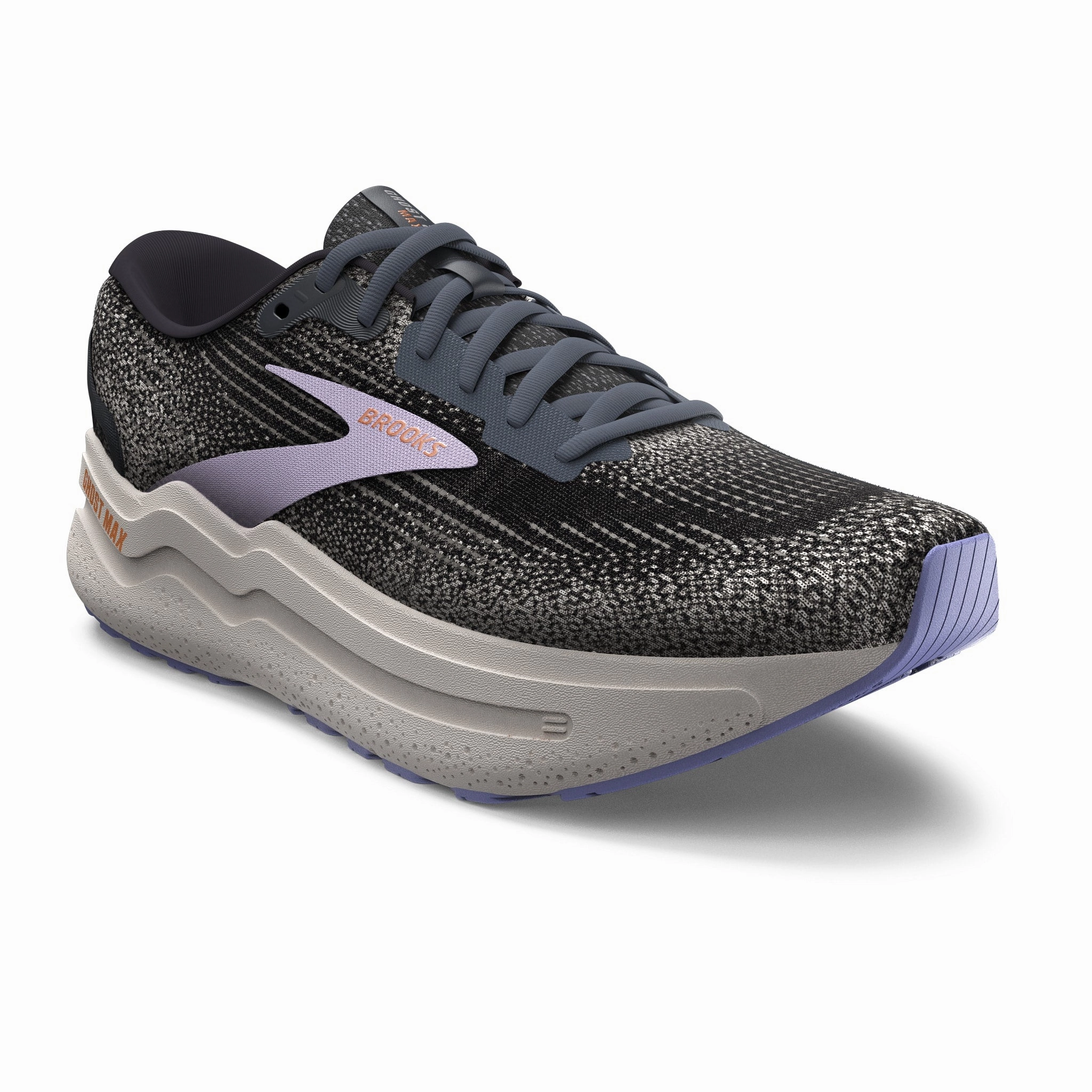 Ergonomic Lasting Fast Step Women's Ghost Max 2 - Ebony / Sweet Lavender / Alloy
