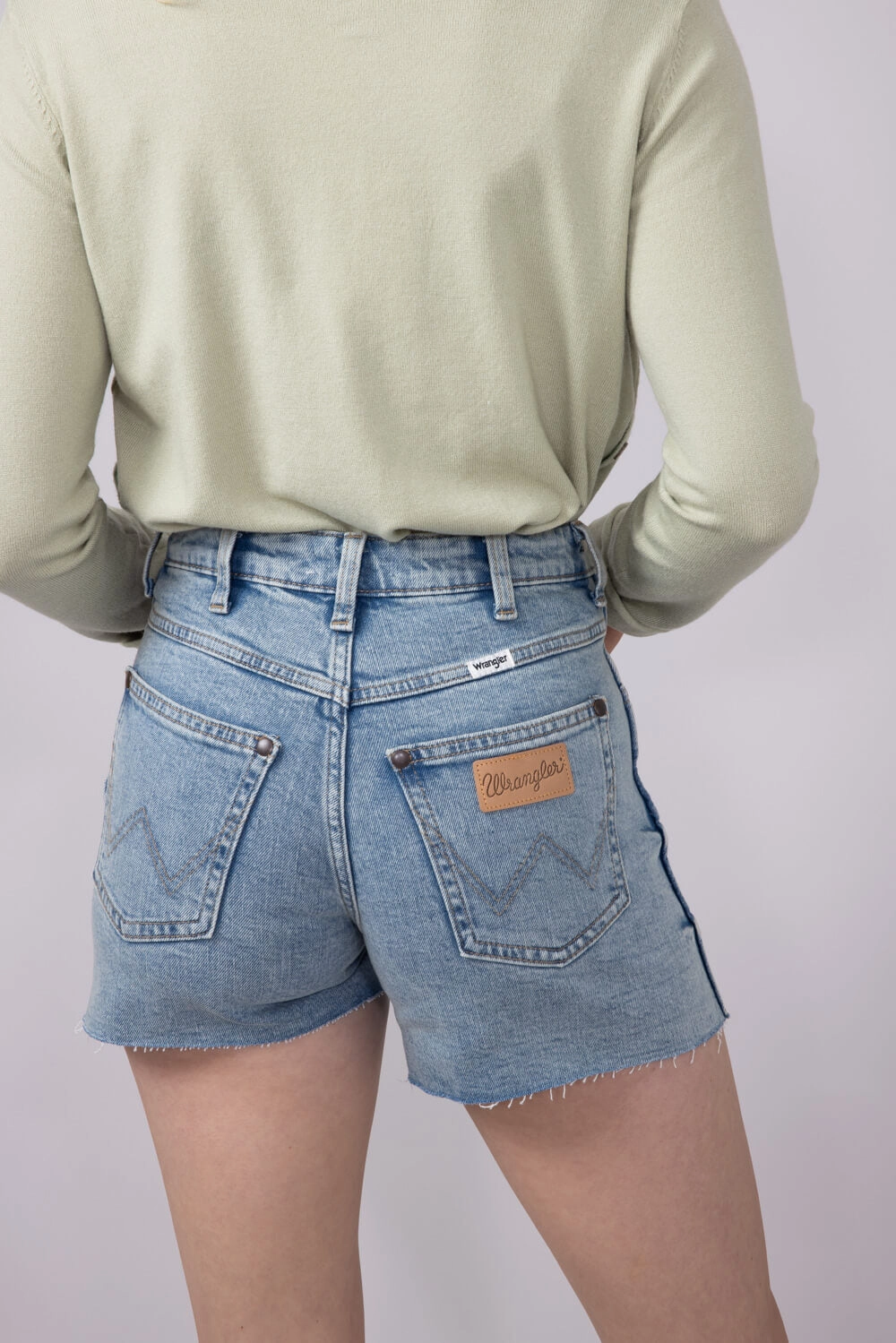 Wrangler High Rise Bailey Cut Off Denim Shorts for Women | 112344602 Active Wear