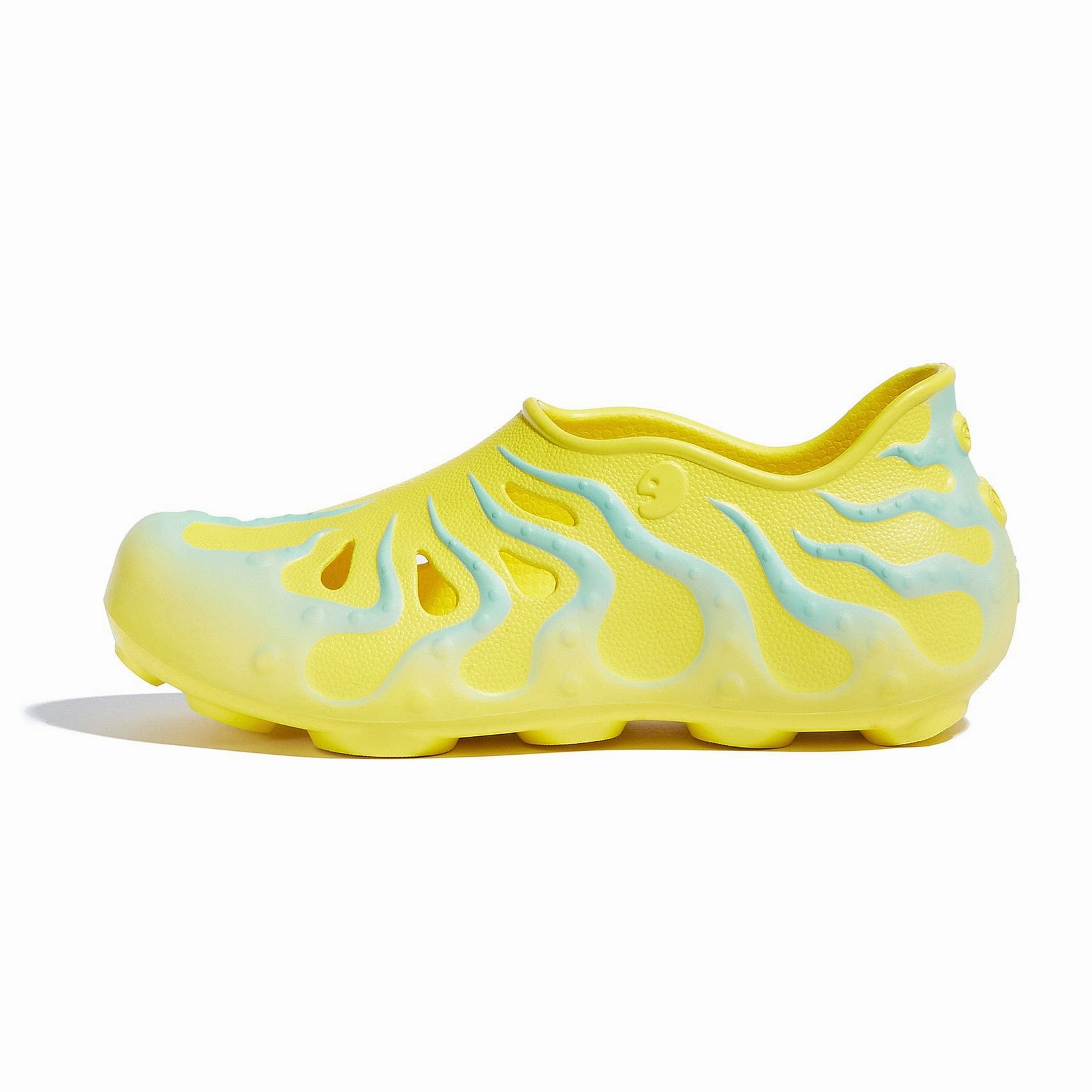Yellow & Glass Blue Octopus II Women cool shoes